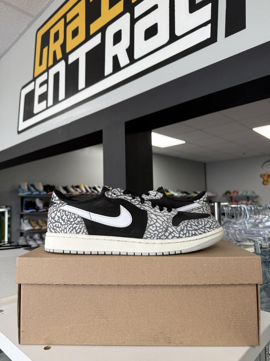 Jordan 1 Low "Elephant Print" Used Size 10.5