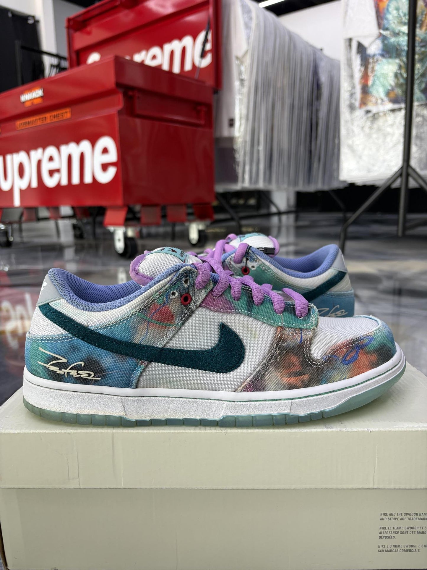 Nke SB Dunk Low "Futura" Used Size 9.5