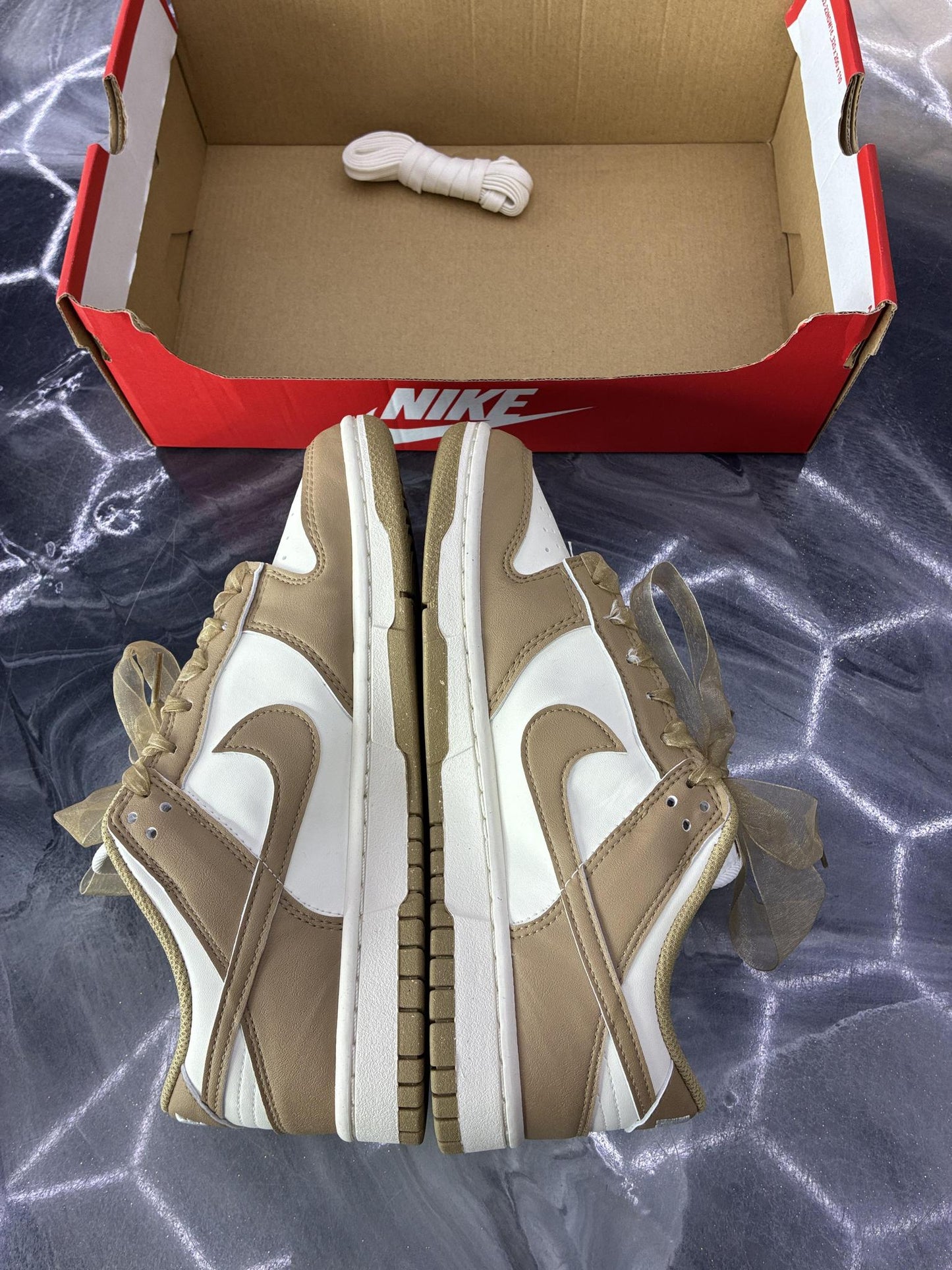 Nike Dunk Low "Sail Parachute" Used Size 7Y/8.5W