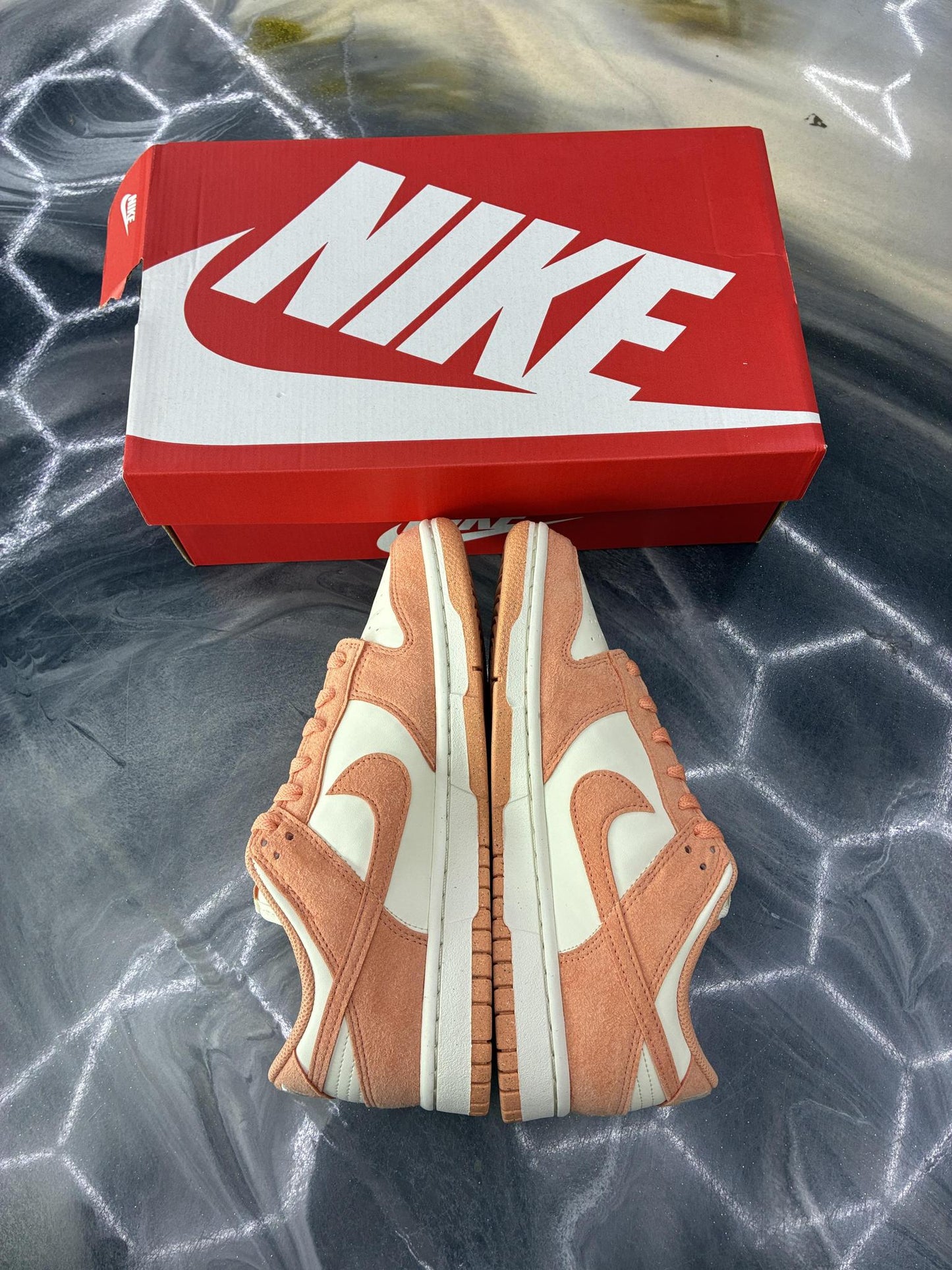 Nike Dunk Low "Apricot Agate" Used Size 7Y/8.5W