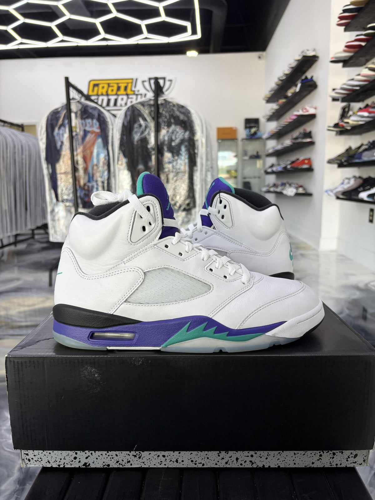 Jordan 5 "Grape" Used Size 10.5