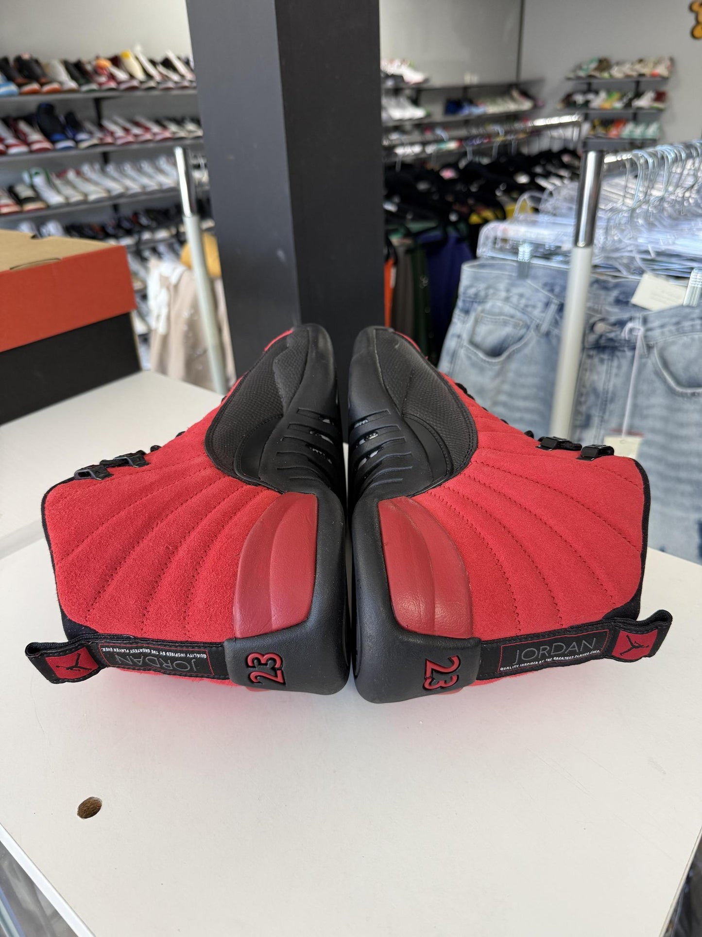 Jordan 12 "Reverse Flu Game" Used Size 10.5