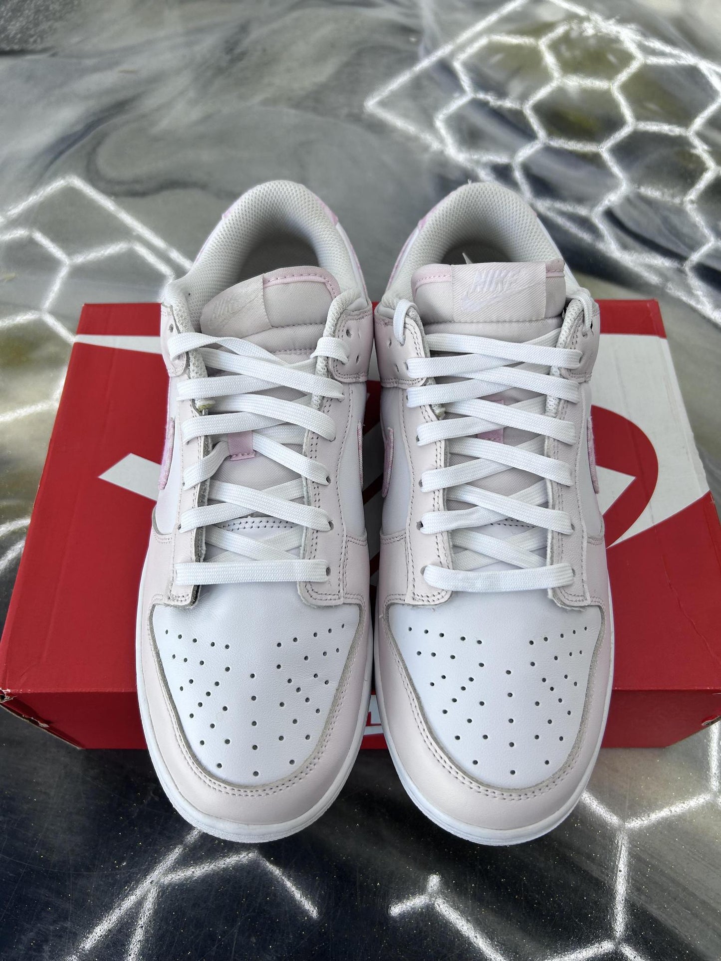 Nike Dunk Low "Pink Paisley" Used Size 9.5