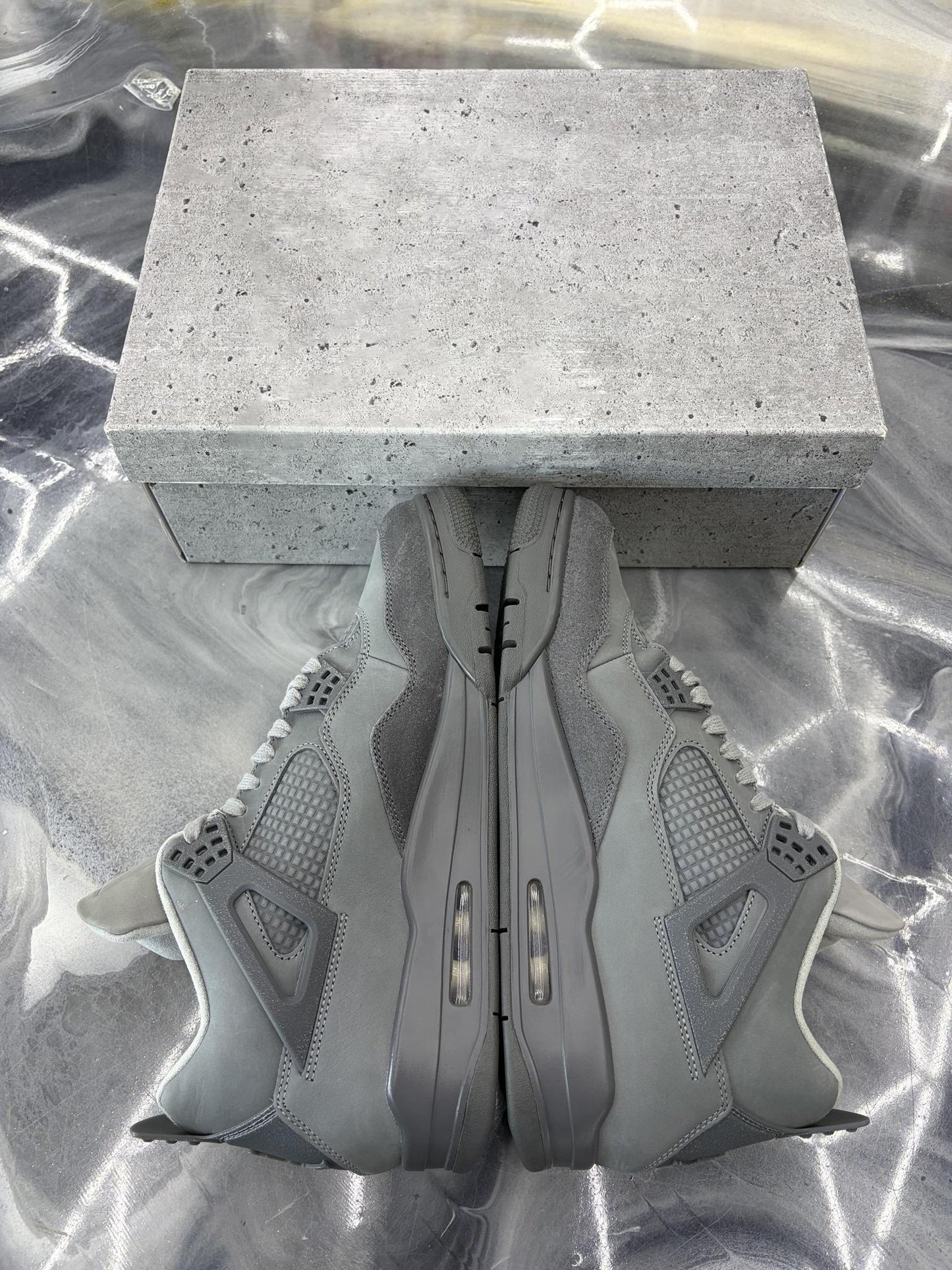 Jordan 4 "Wet Cement" Used Size 11.5