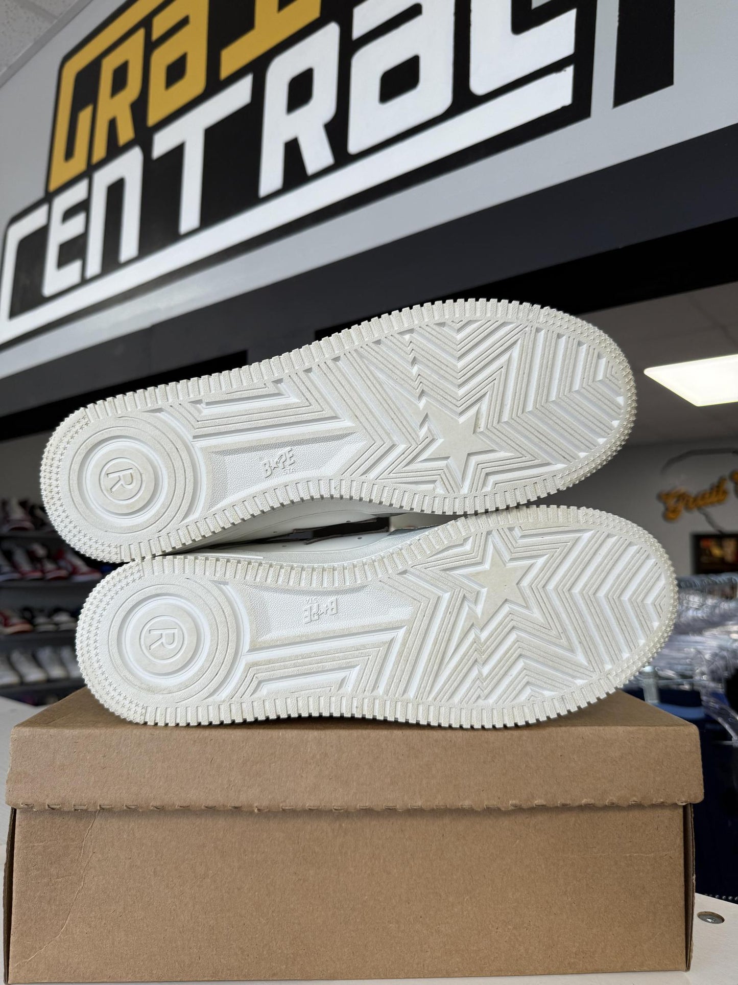 Bape Sta "Grey" Used Size 13