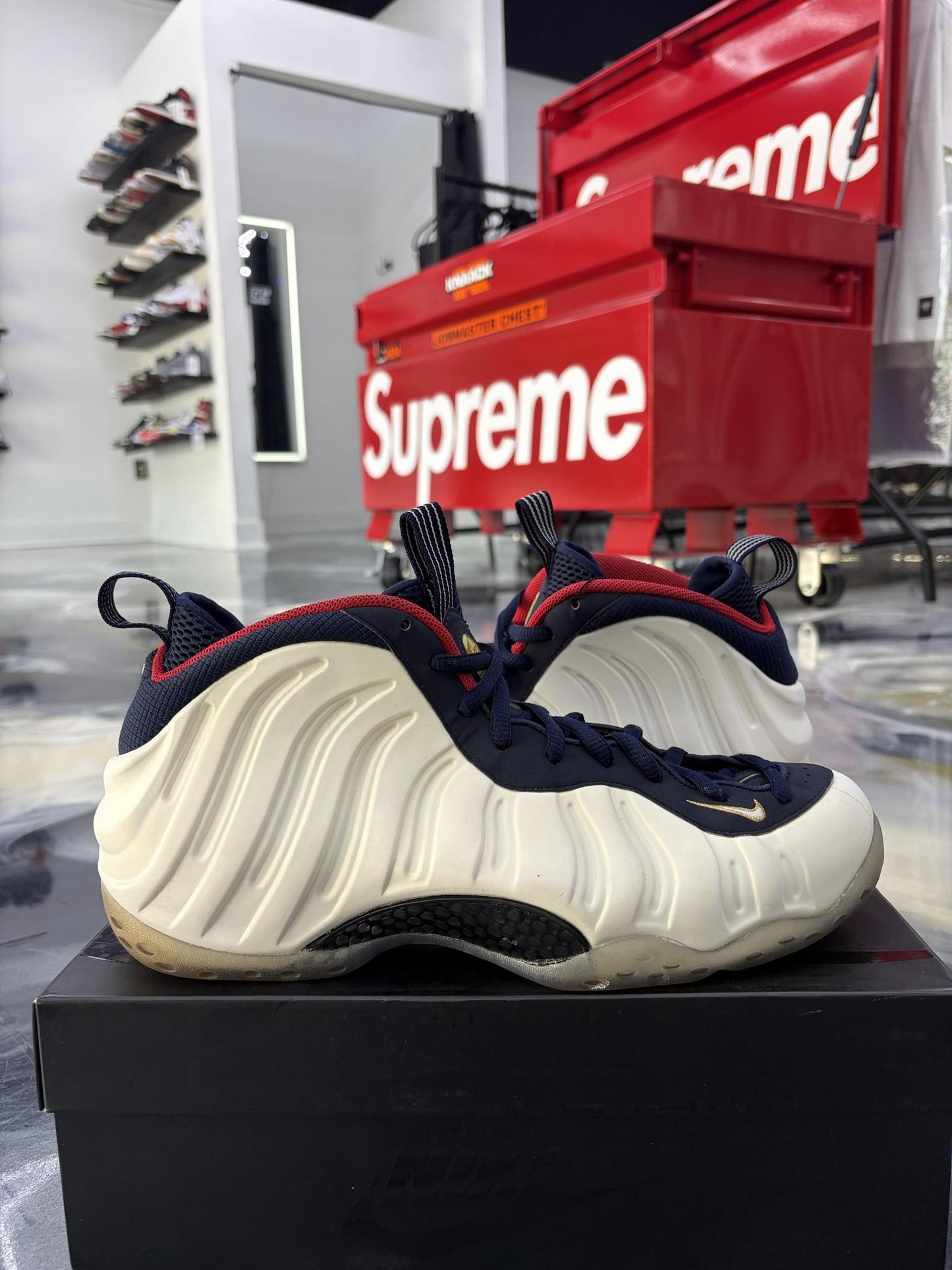 Nike Air Foamposite One "Olympic" Used Size 12