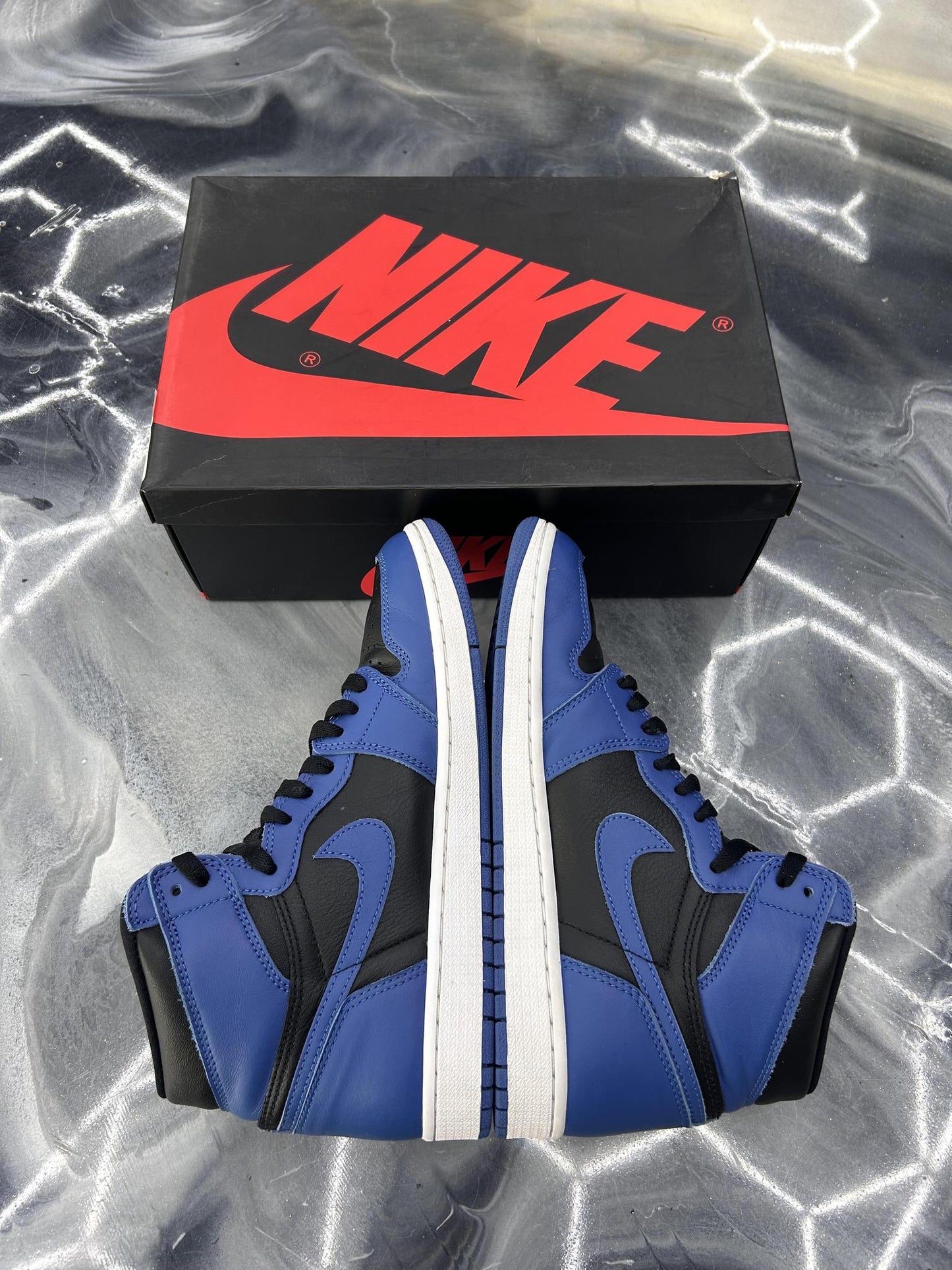 Jordan 1 "Royal Toe" Used Size 10