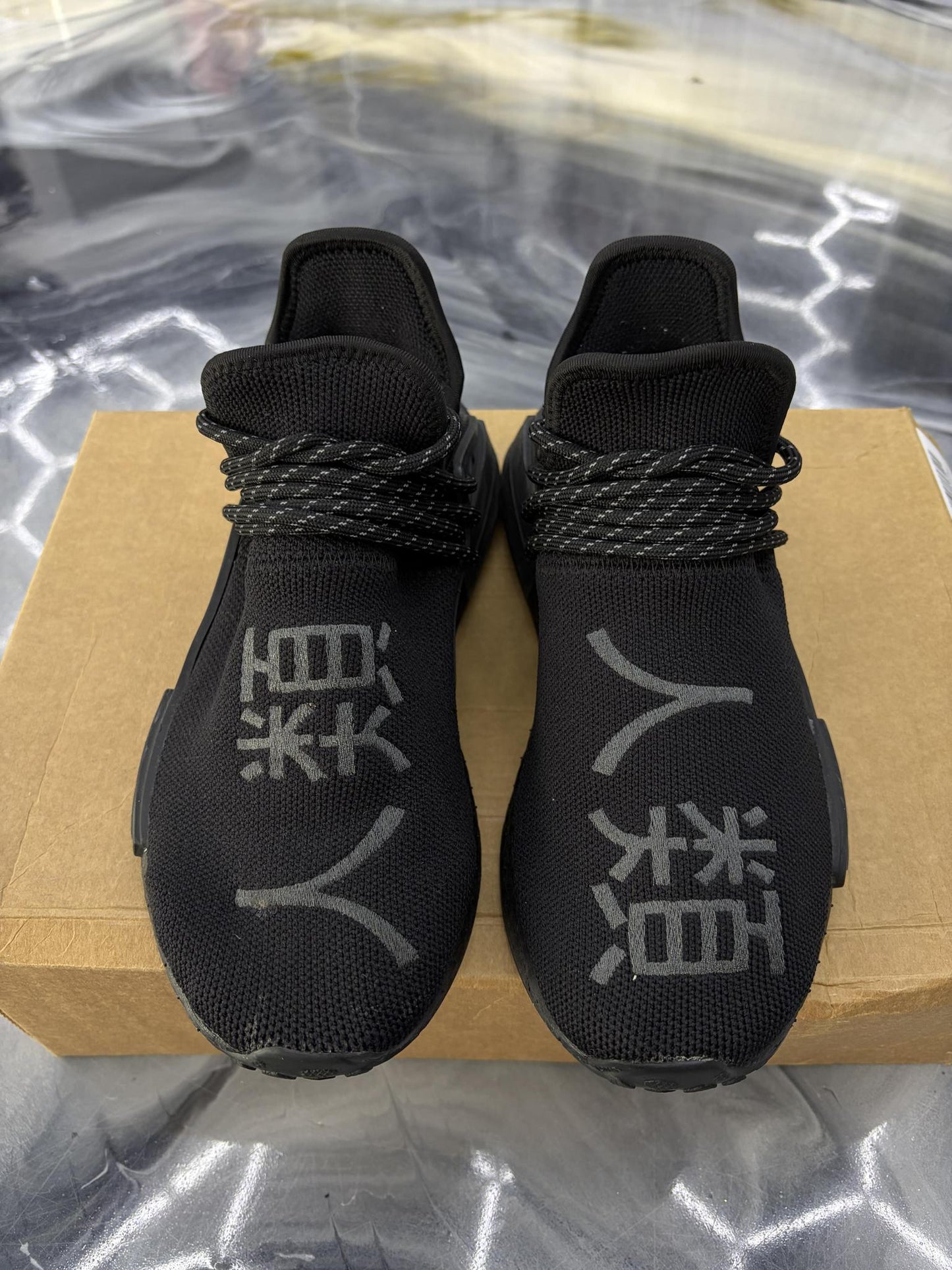 Adidas Human Race "Black" Used Size 6Y/7.5W
