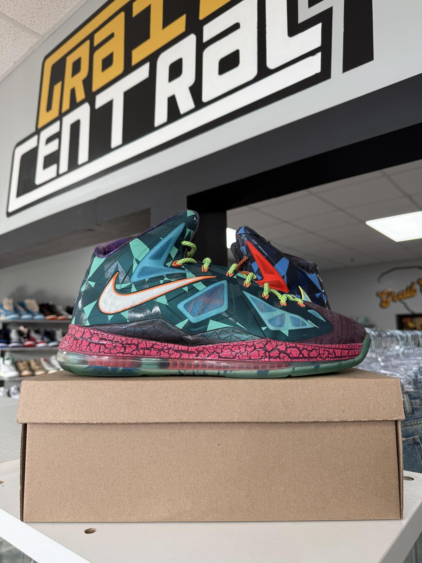 Nike Lebron X "What The MVP" Used Size 14