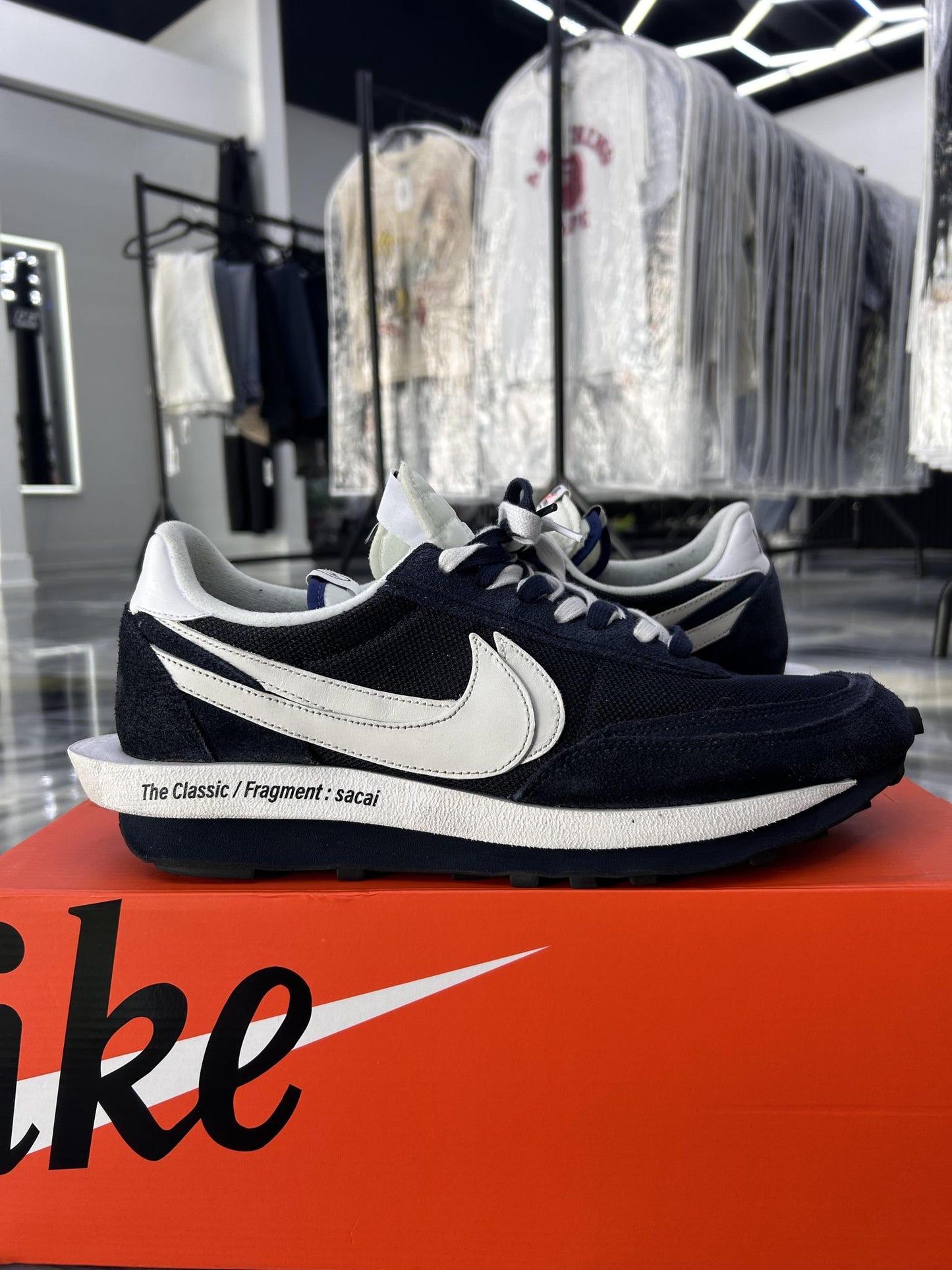 Nike Sacai X Fragment "Navy" Used Size 14