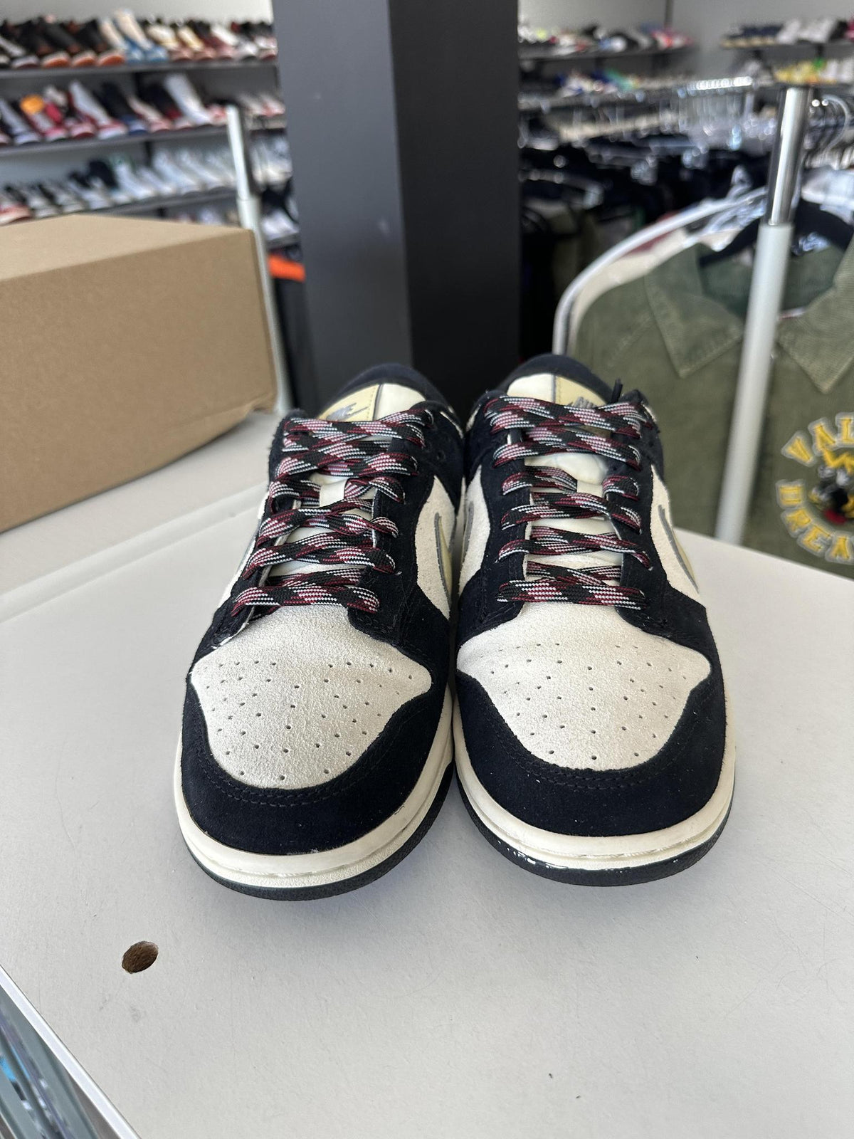 Nike Dunk Low "Black Tan" Used Size 7Y/8.5W