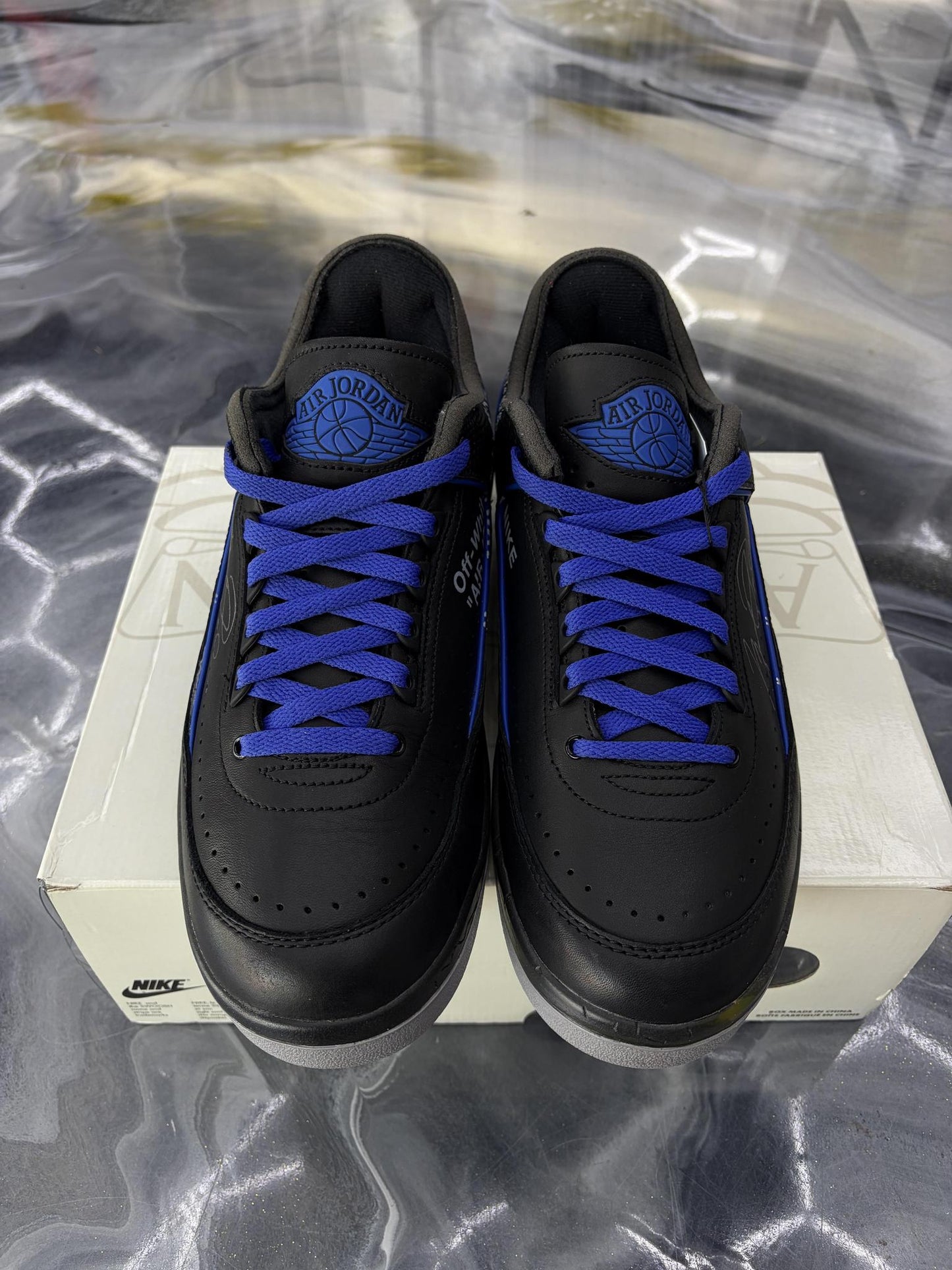 Jordan 2 Off White "Black Royal" Used Size 11