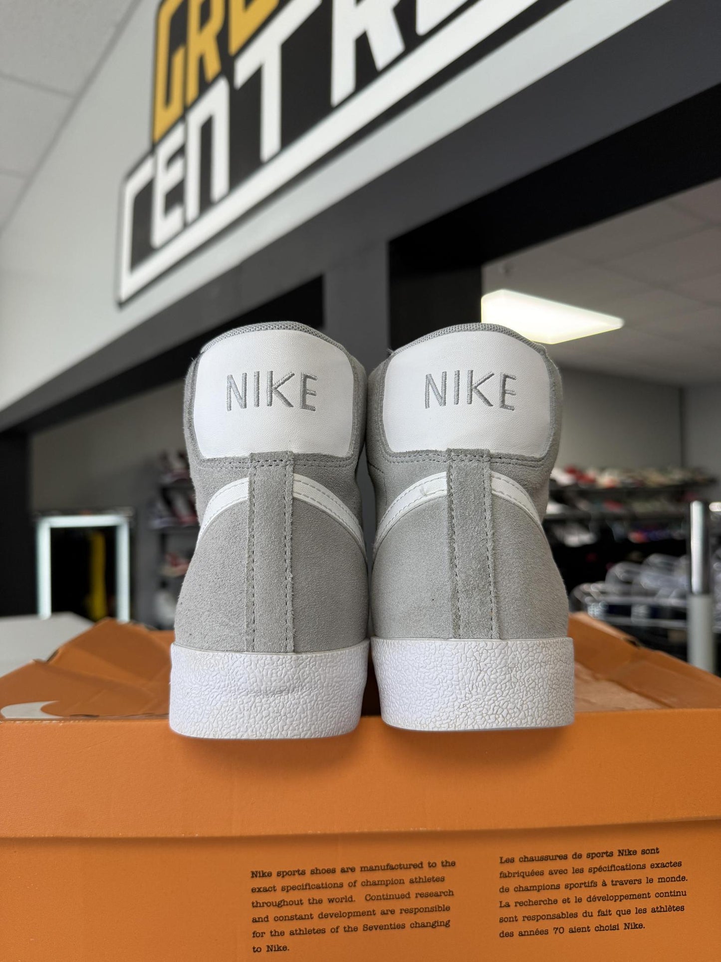 Nike Blazer Mid "Grey Suede" Used Size 9