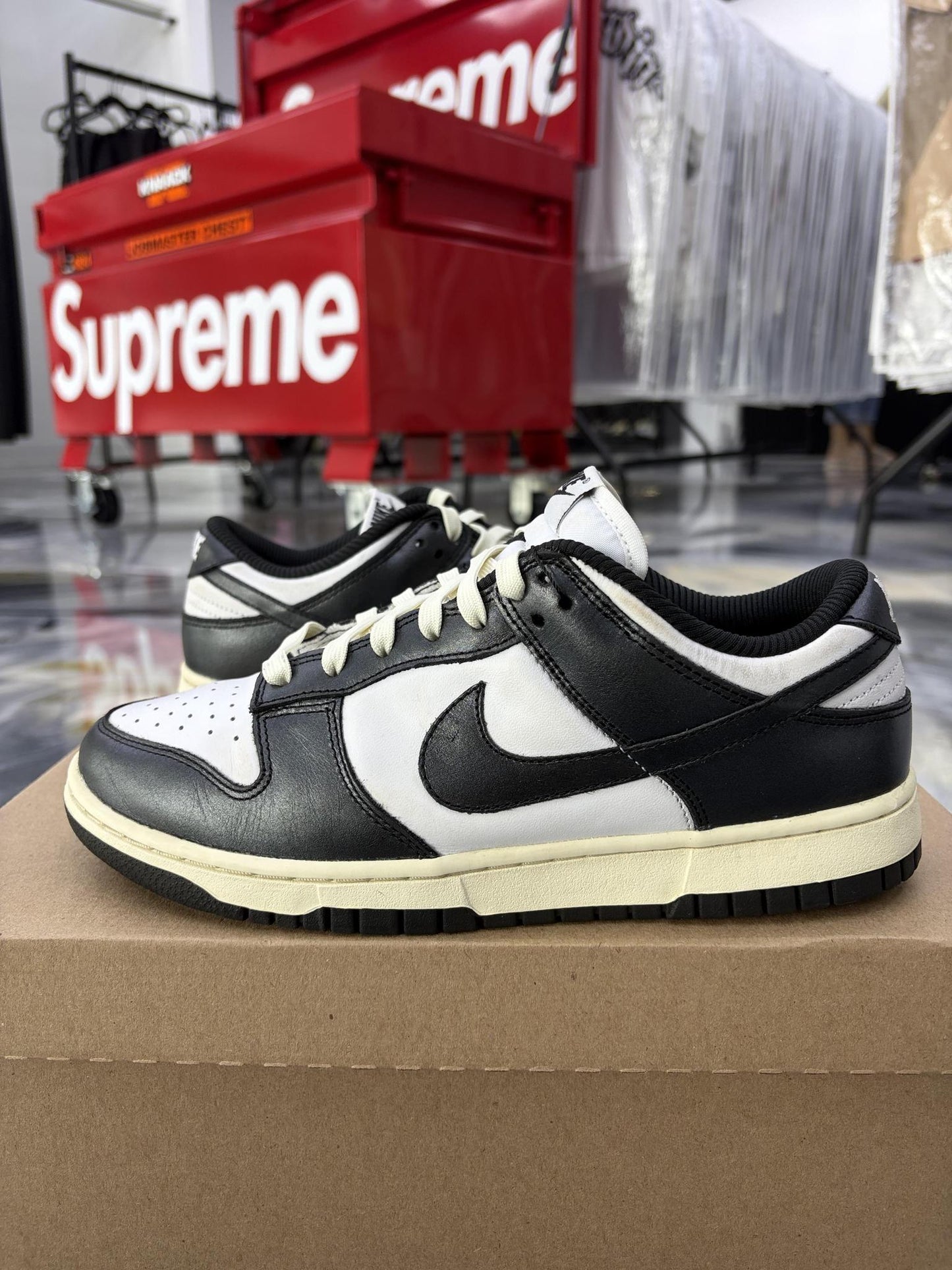 Nike Dunk Low "Vintage Panda" Used Size 7.5
