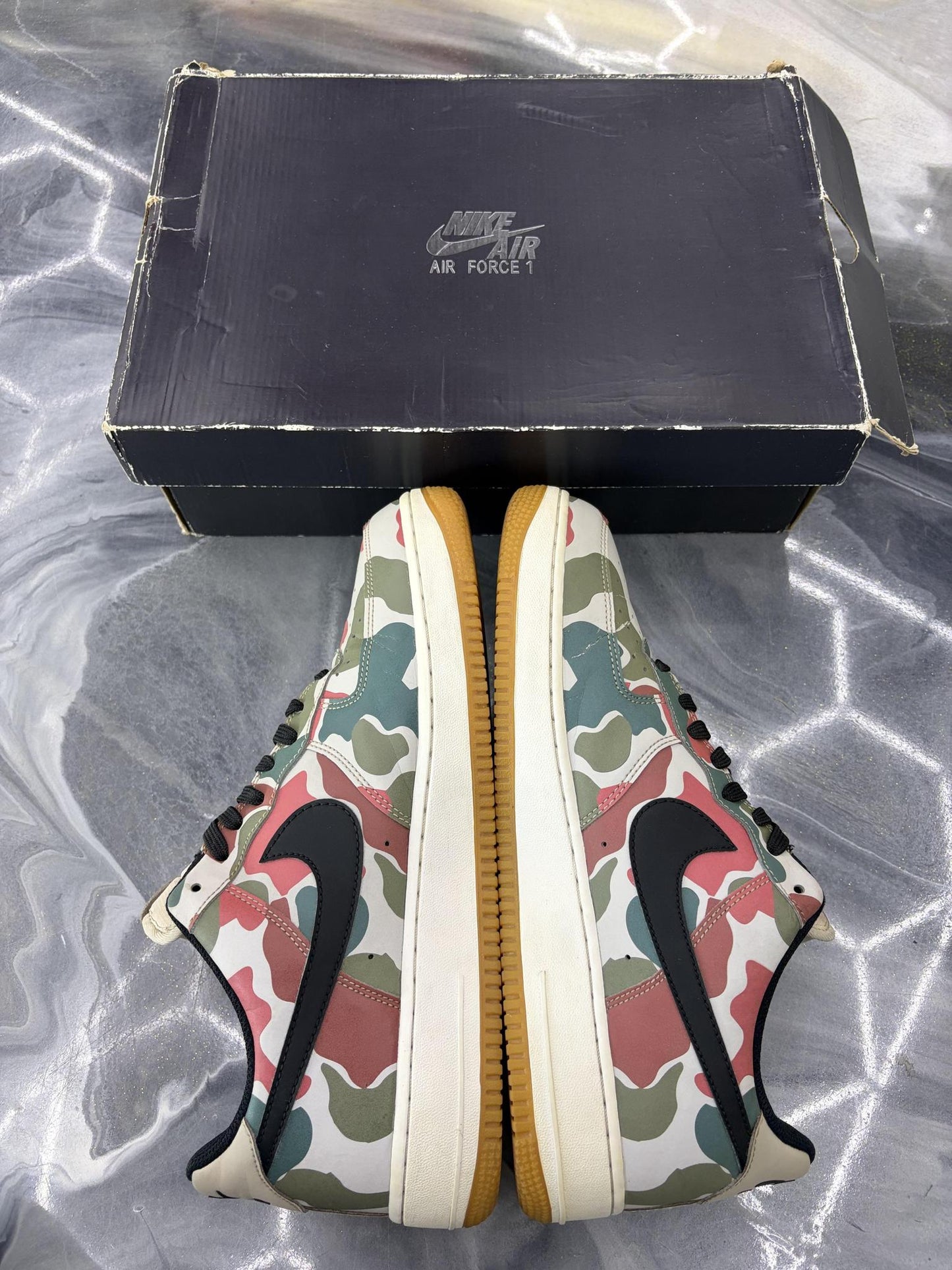 Nike Air Force 1 Low "Reflective Duck Camo" Used Size 11