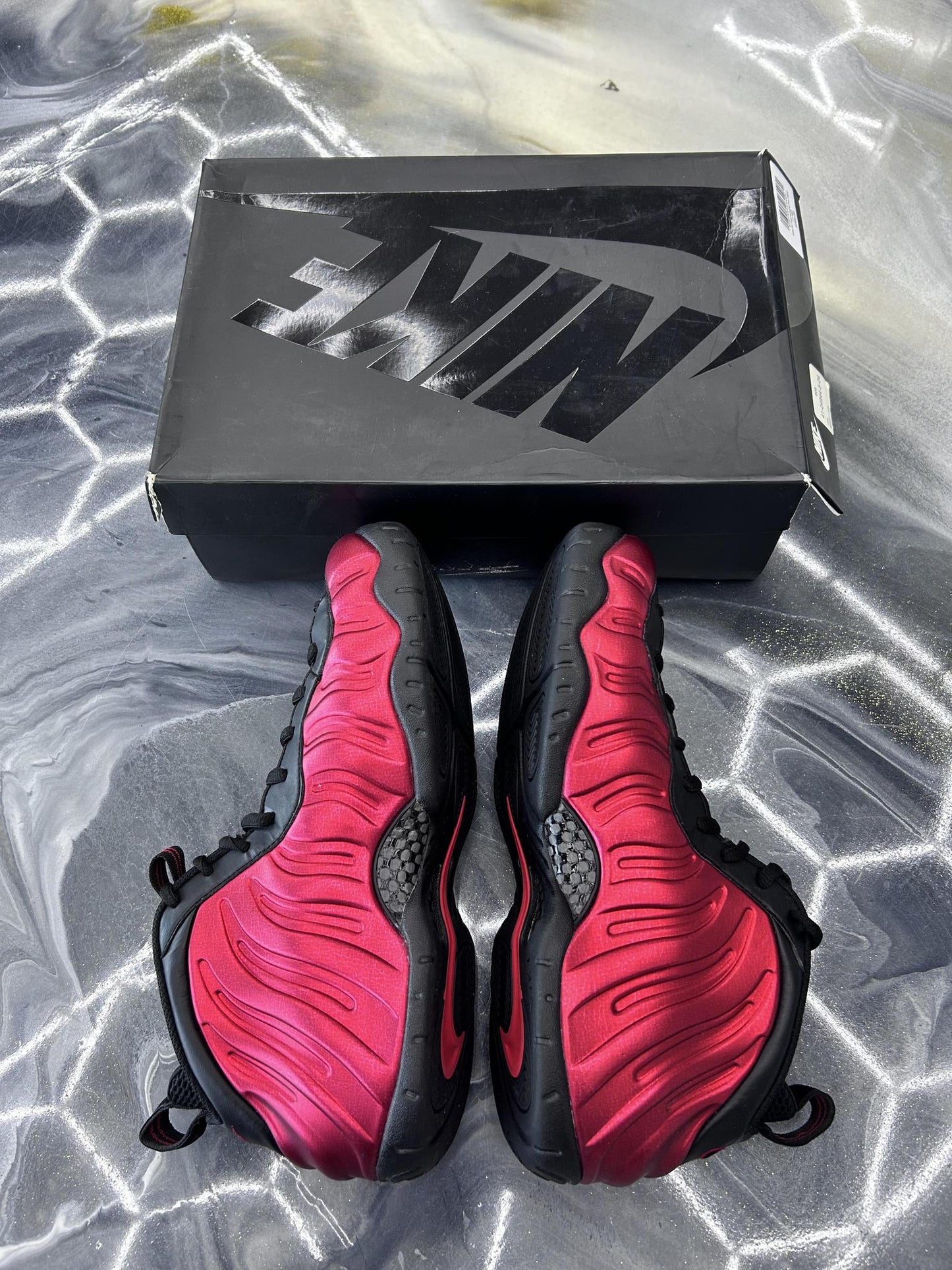 Nike Air Foamposite Pro "Red" Used Size 13