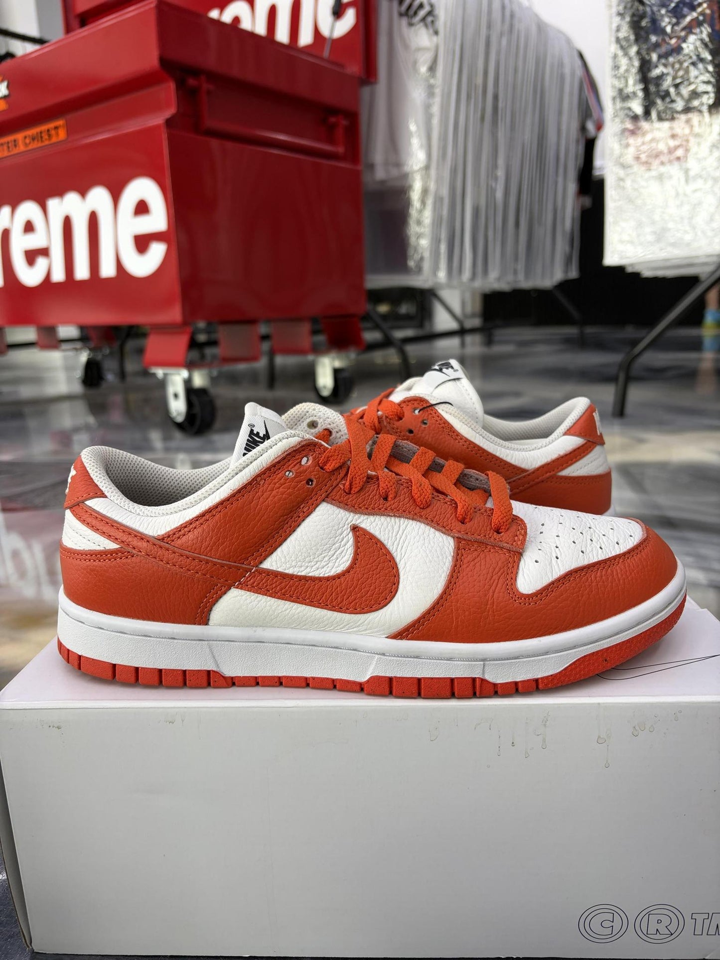 Nike Dunk Low "Orange ID" Used Size 8.5