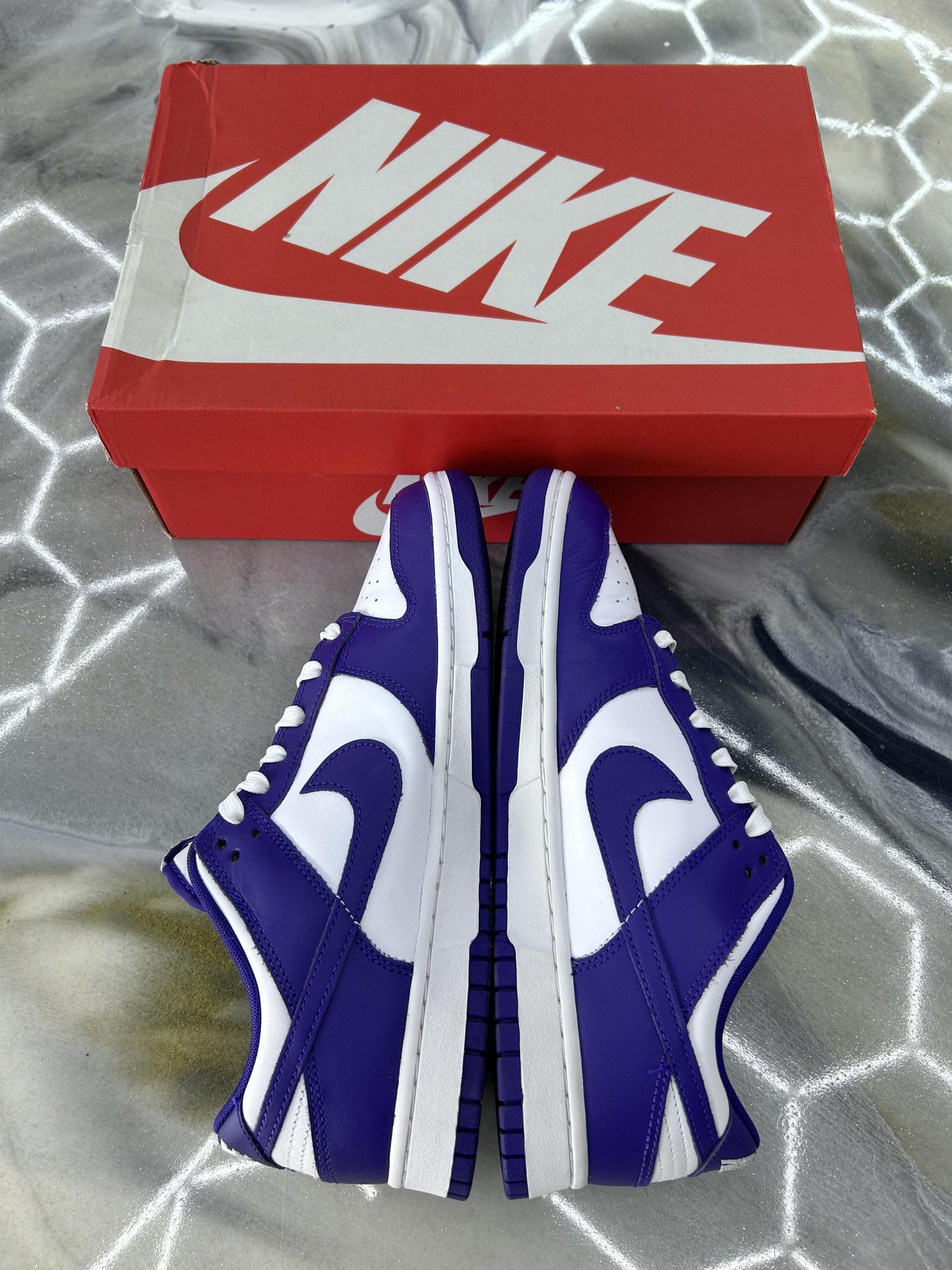 Nike Dunk Low "Court Purple" Used Size 10