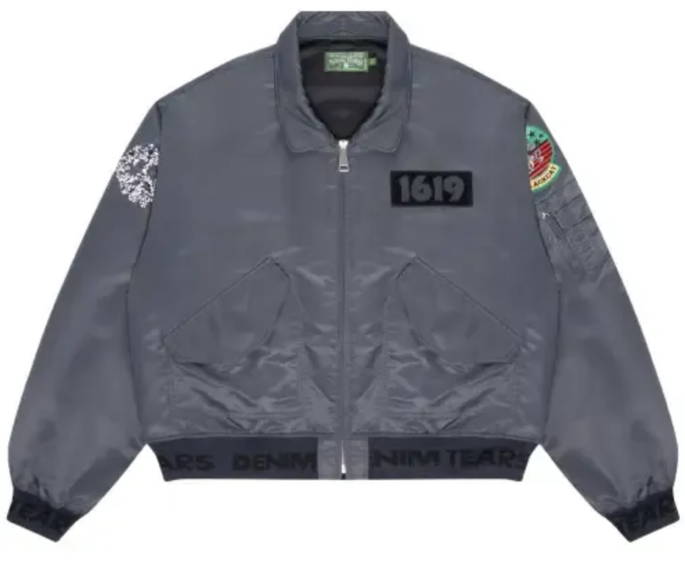 Denim Tears Trans-Atlantic Flight Jacket "Steel"