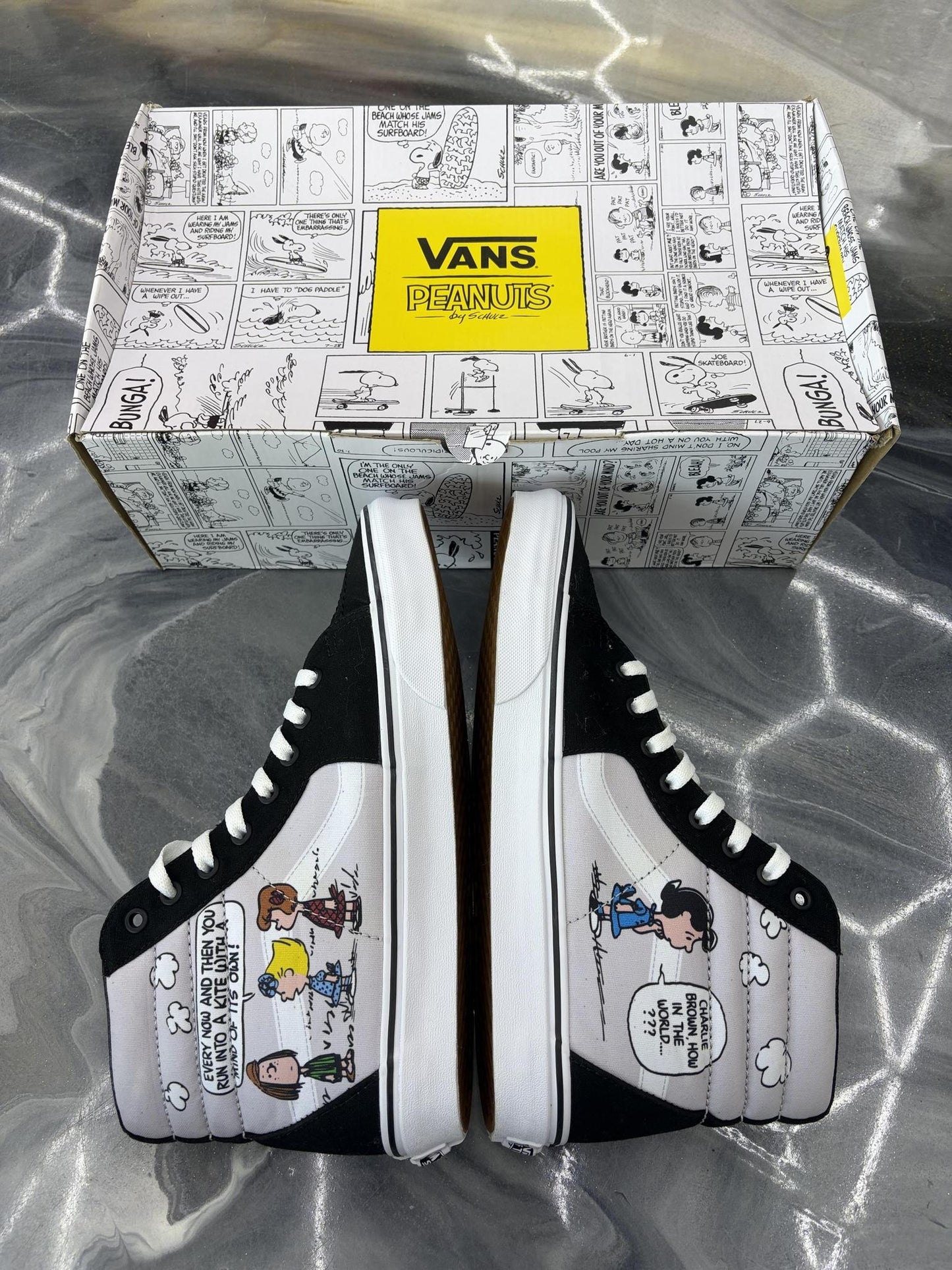 Vans Sk8 Hi "Peanuts" Used Size 9.5