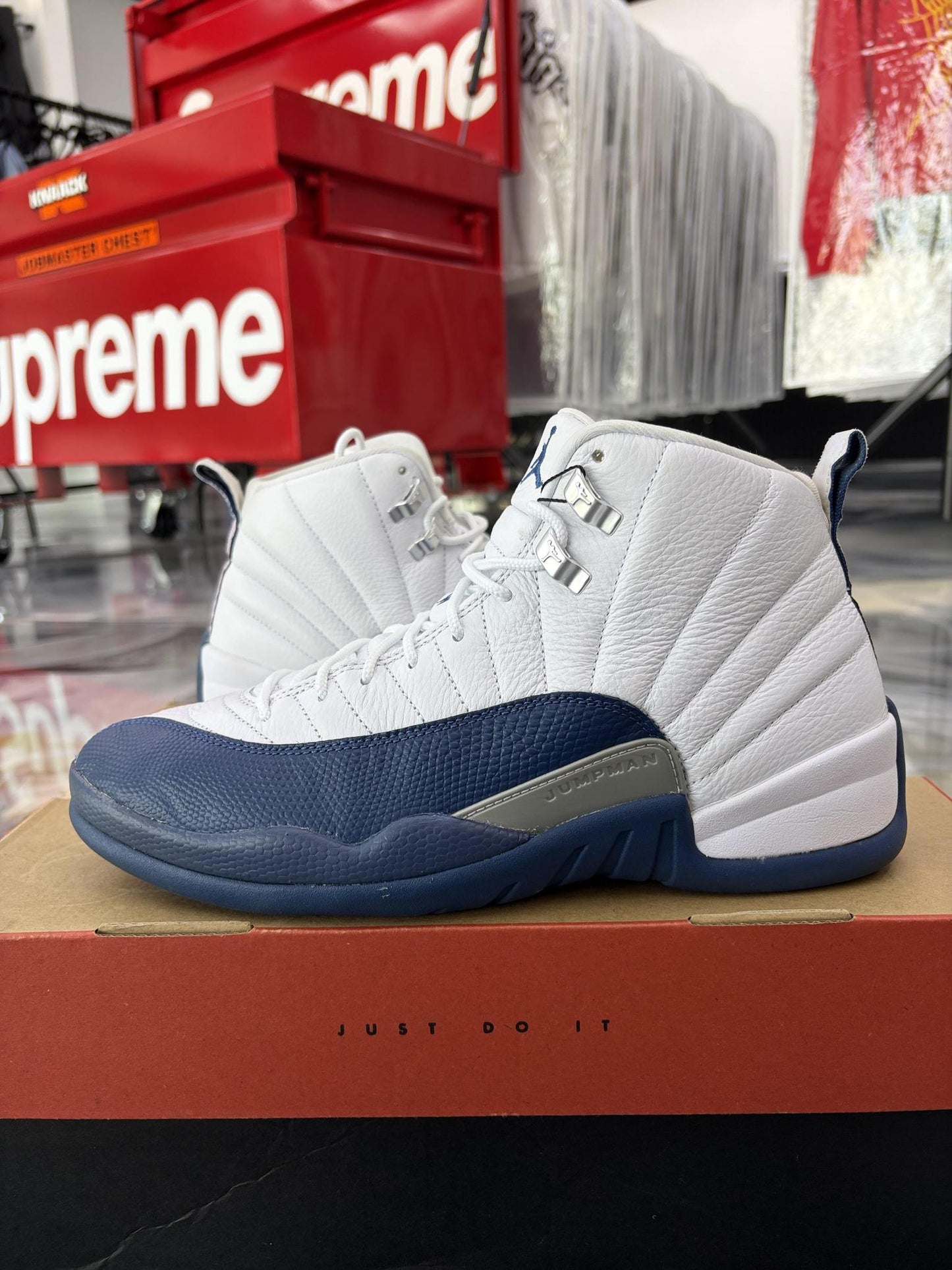 Jordan 12 "French Blue" Used Size 9.5