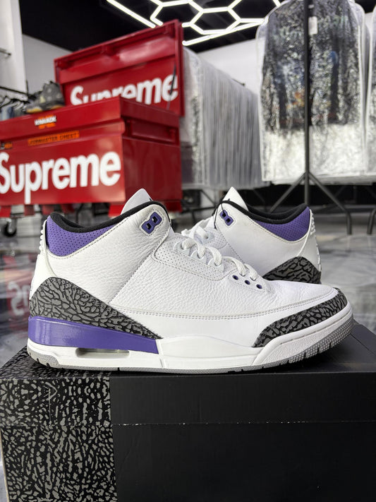 Jordan 3 "Dark Iris" Used Size 11.5