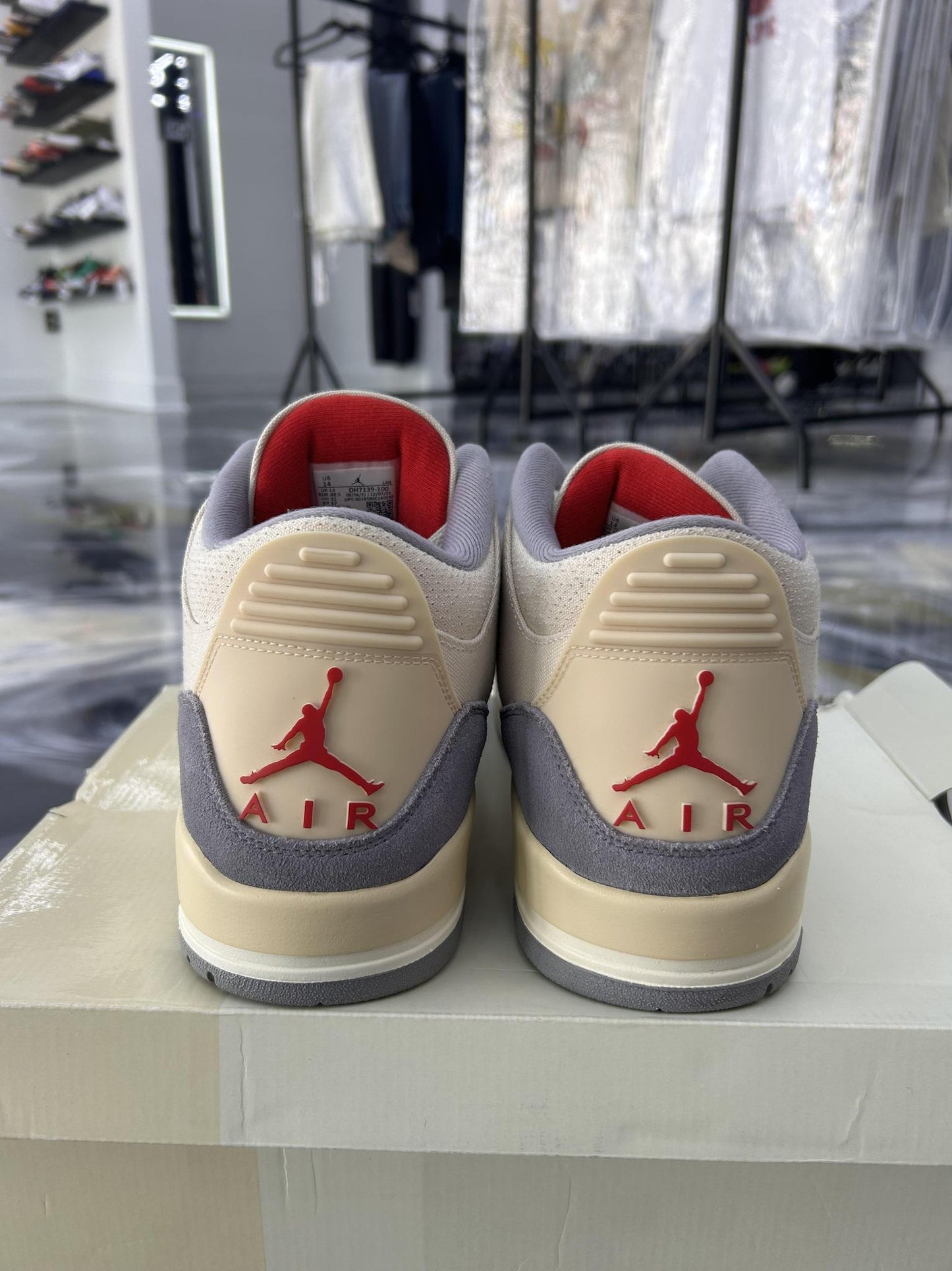 Jordan 3 "Muslin" Used Size 14