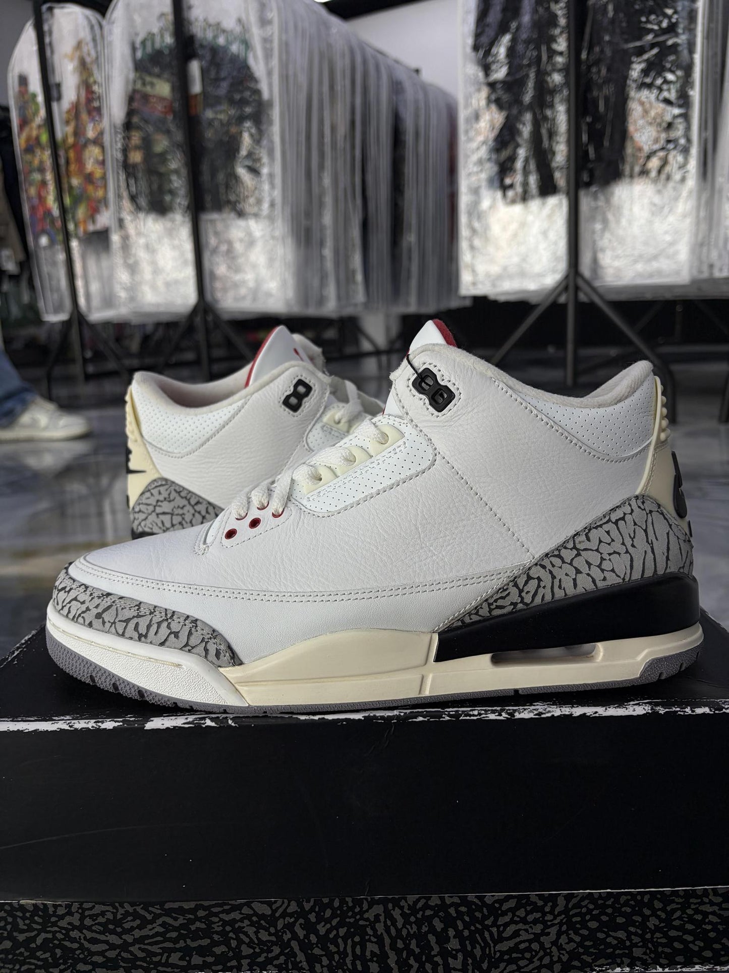 Jordan 3 "White Cement Reimagined" Used Size 11