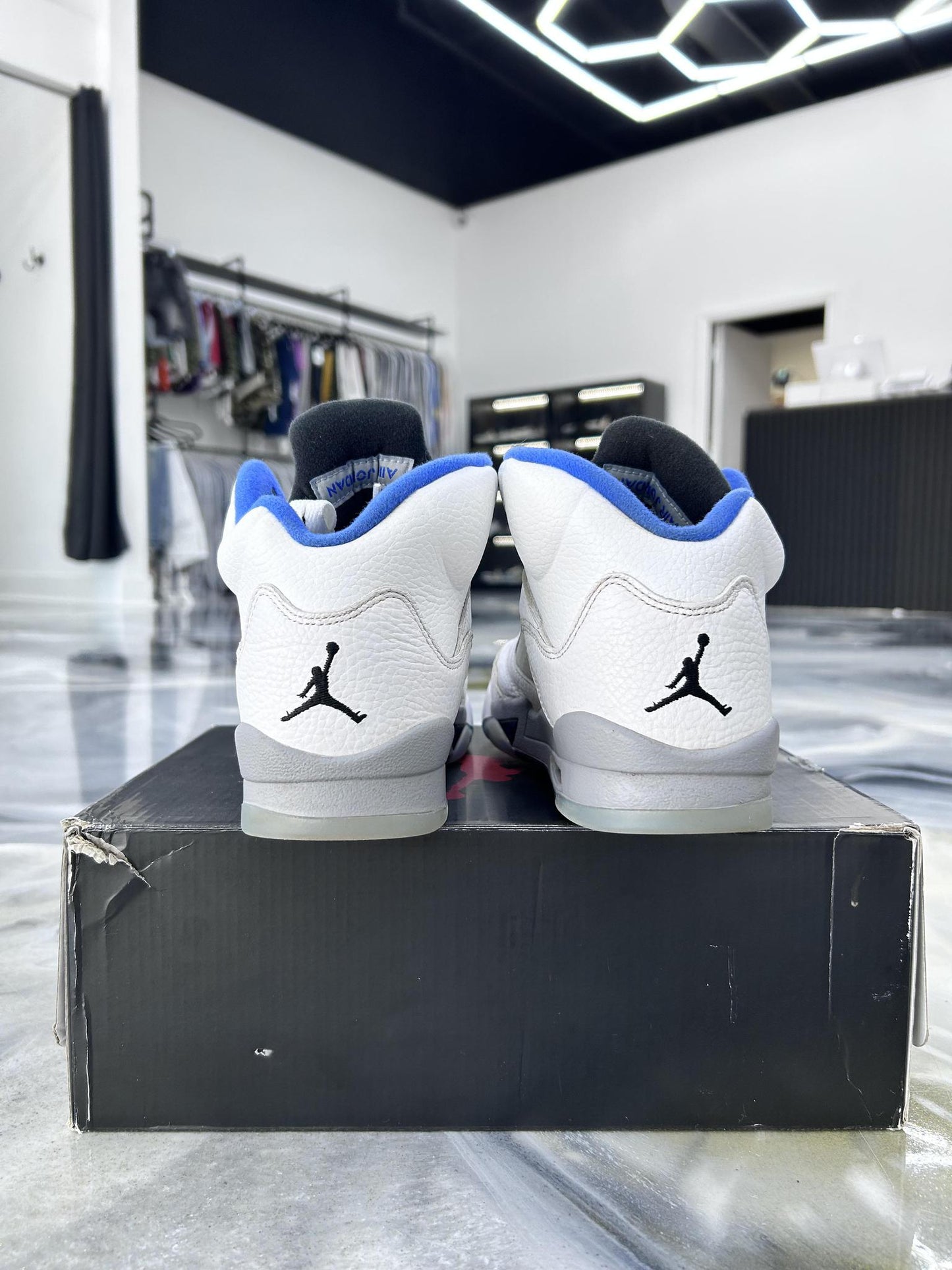 Jordan 5 "Stealth" Used Size 7Y/8.5W