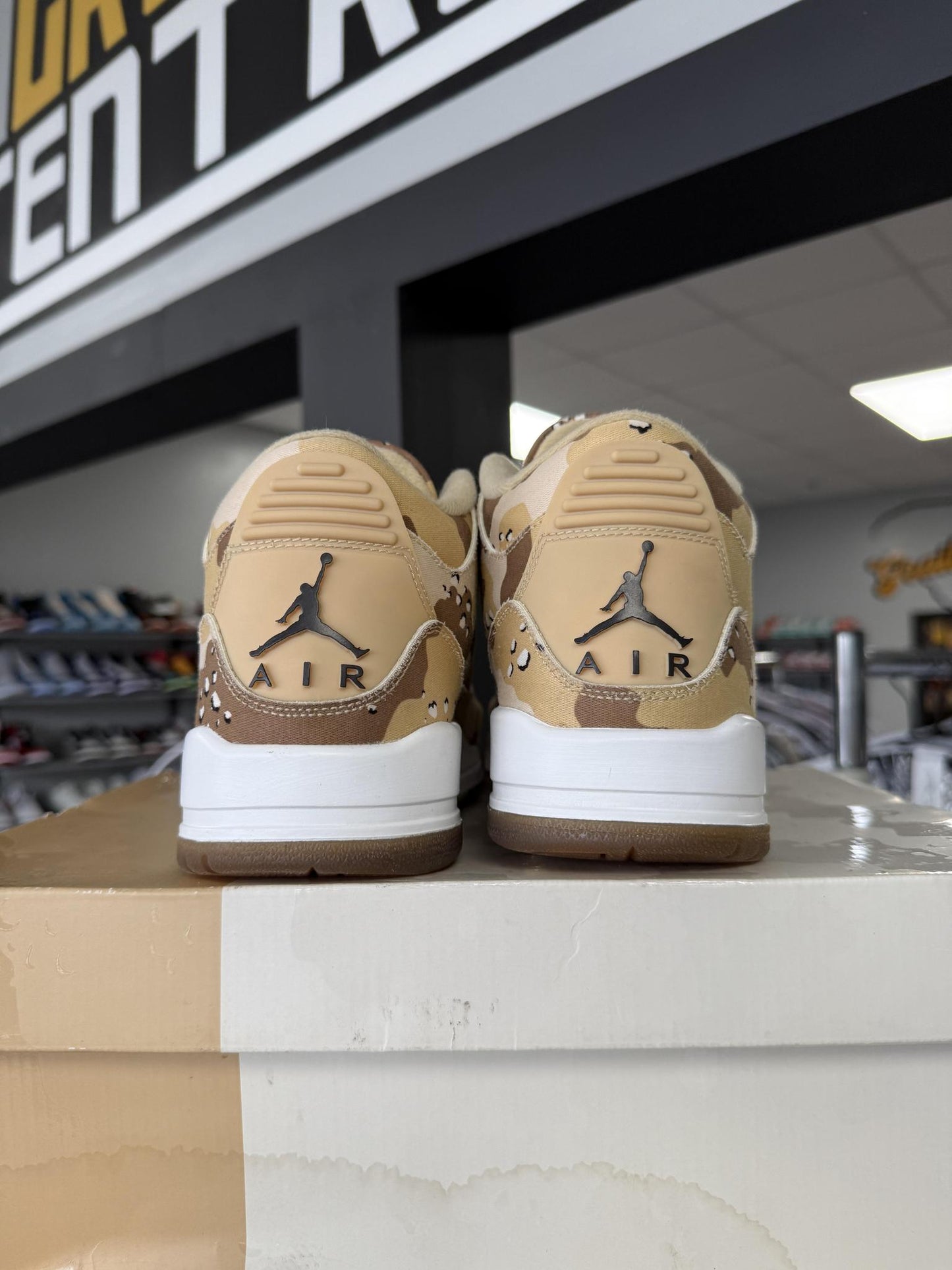 Jordan 3 x WNBA "Desert Camo" Used Size 8.5