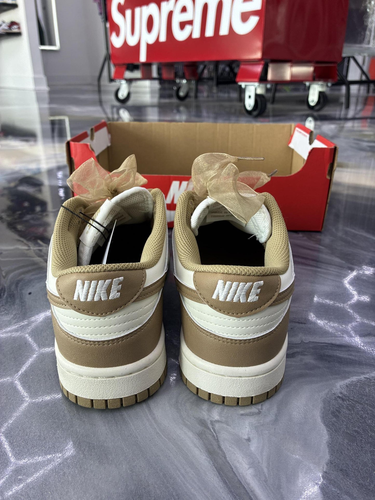 Nike Dunk Low "Sail Parachute" Used Size 7Y/8.5W