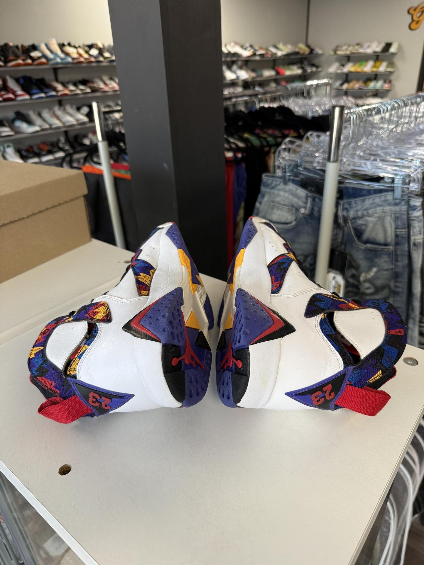 Jordan 7 "Sweater" Used Size 12