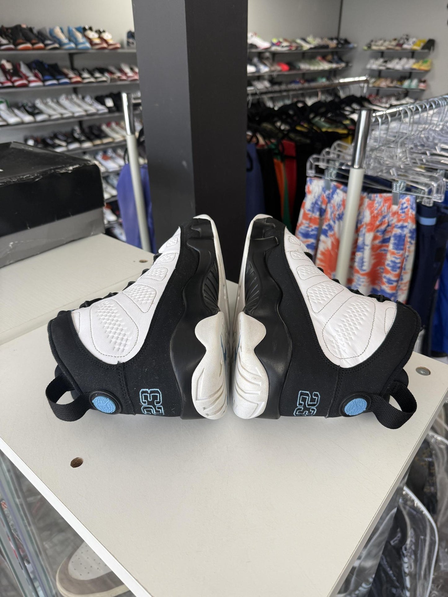 Jordan 9 "University Blue" Used Size 11.5