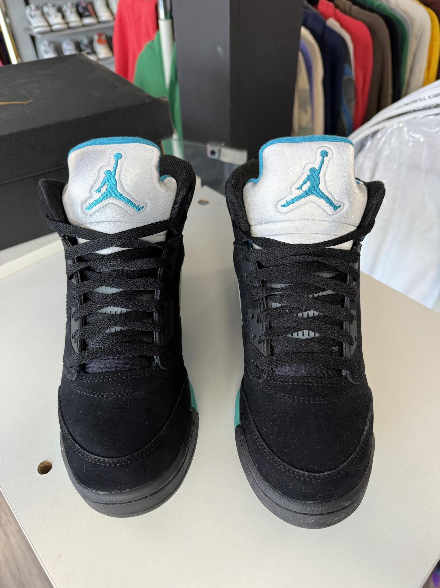 Jordan 5 "Aqua" Used Size 7Y/8.5W
