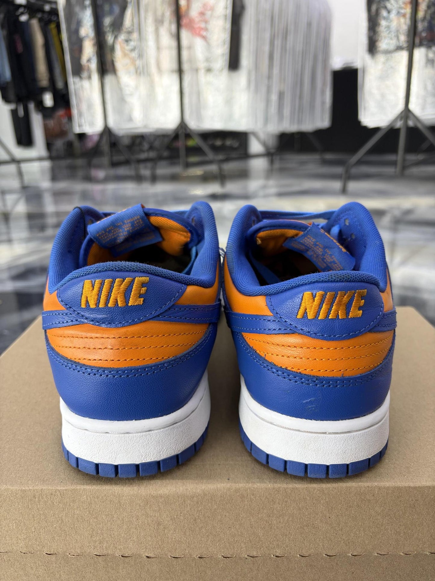 Nike Dunk Low "Knicks" Used Size 11.5