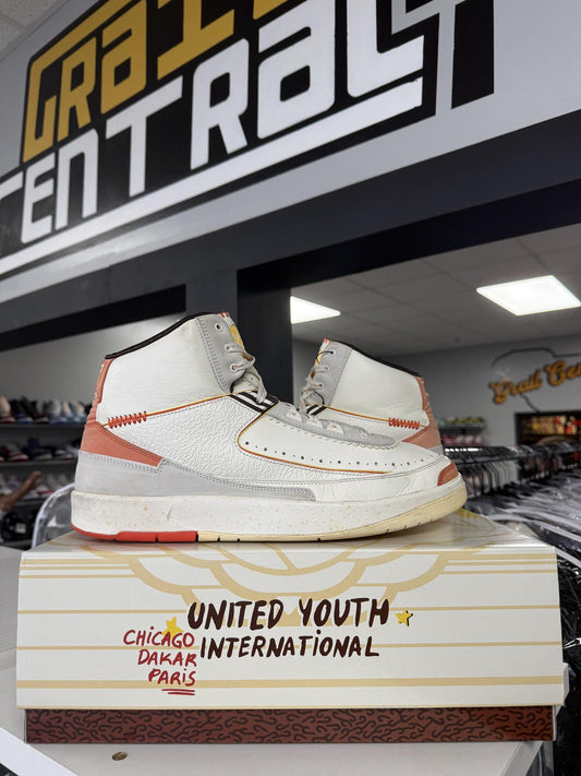 Jordan 2 x Maison Chateau Rouge "United Youth International" Used Size 13
