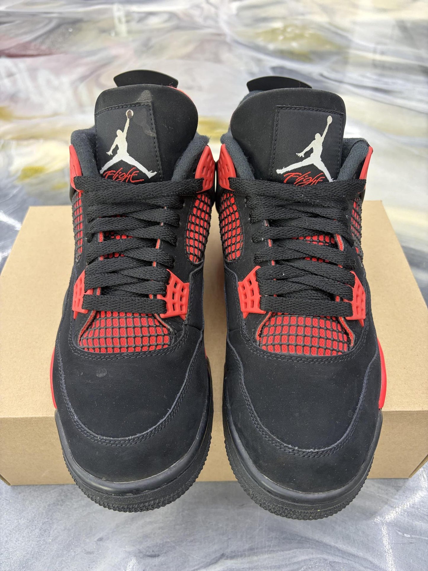 Jordan 4 "Red Thunder" Used Size 9