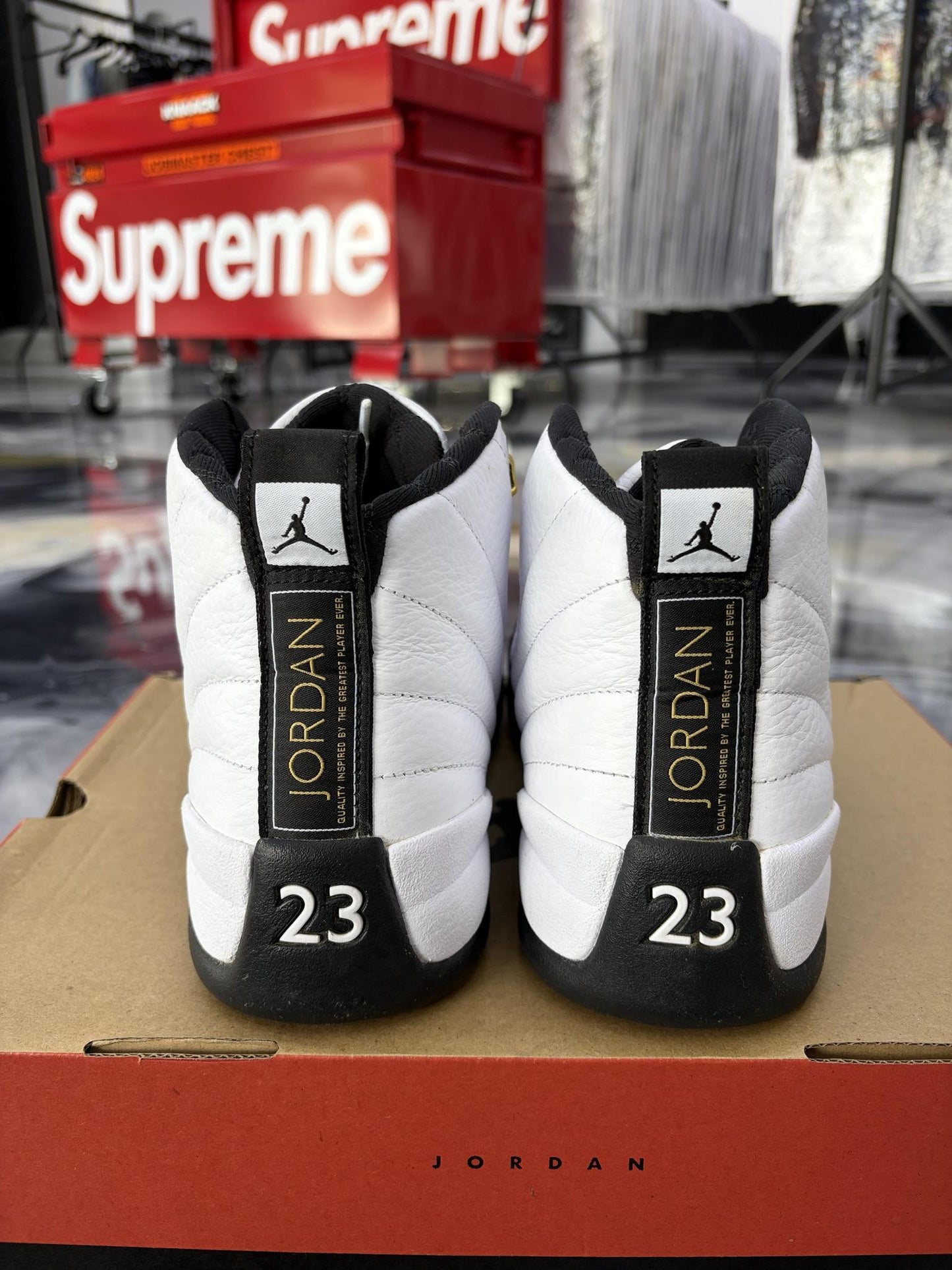 Jordan 12 "Royalty Taxi" Used Size 12