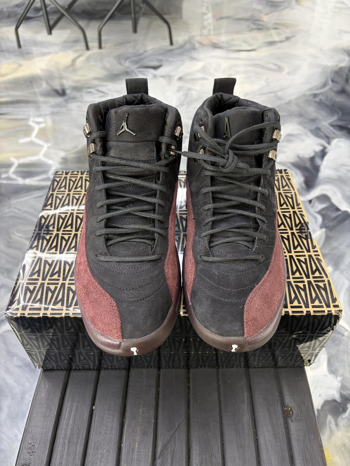 Jordan 12 A Ma Maniére "Black" Size 11W/9.5M