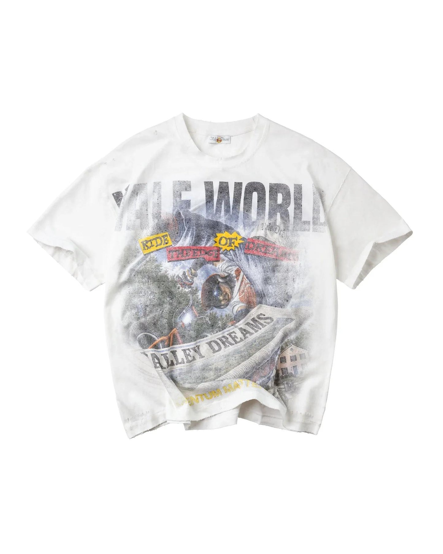 Vale Newspaper Tee "White"