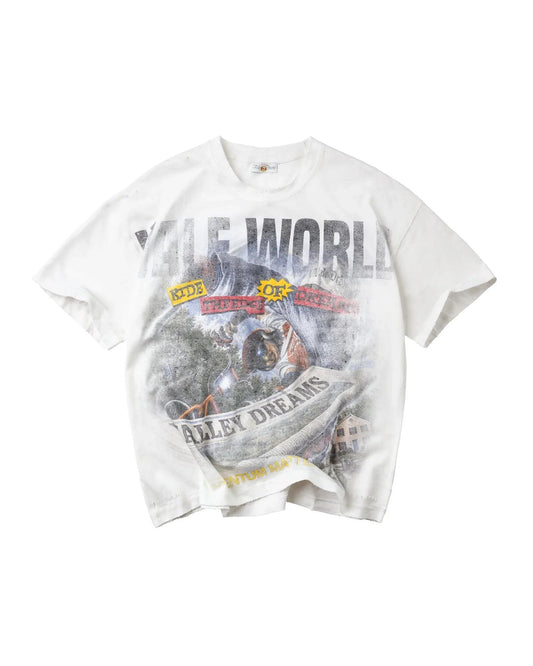 Vale Newspaper Tee "White"