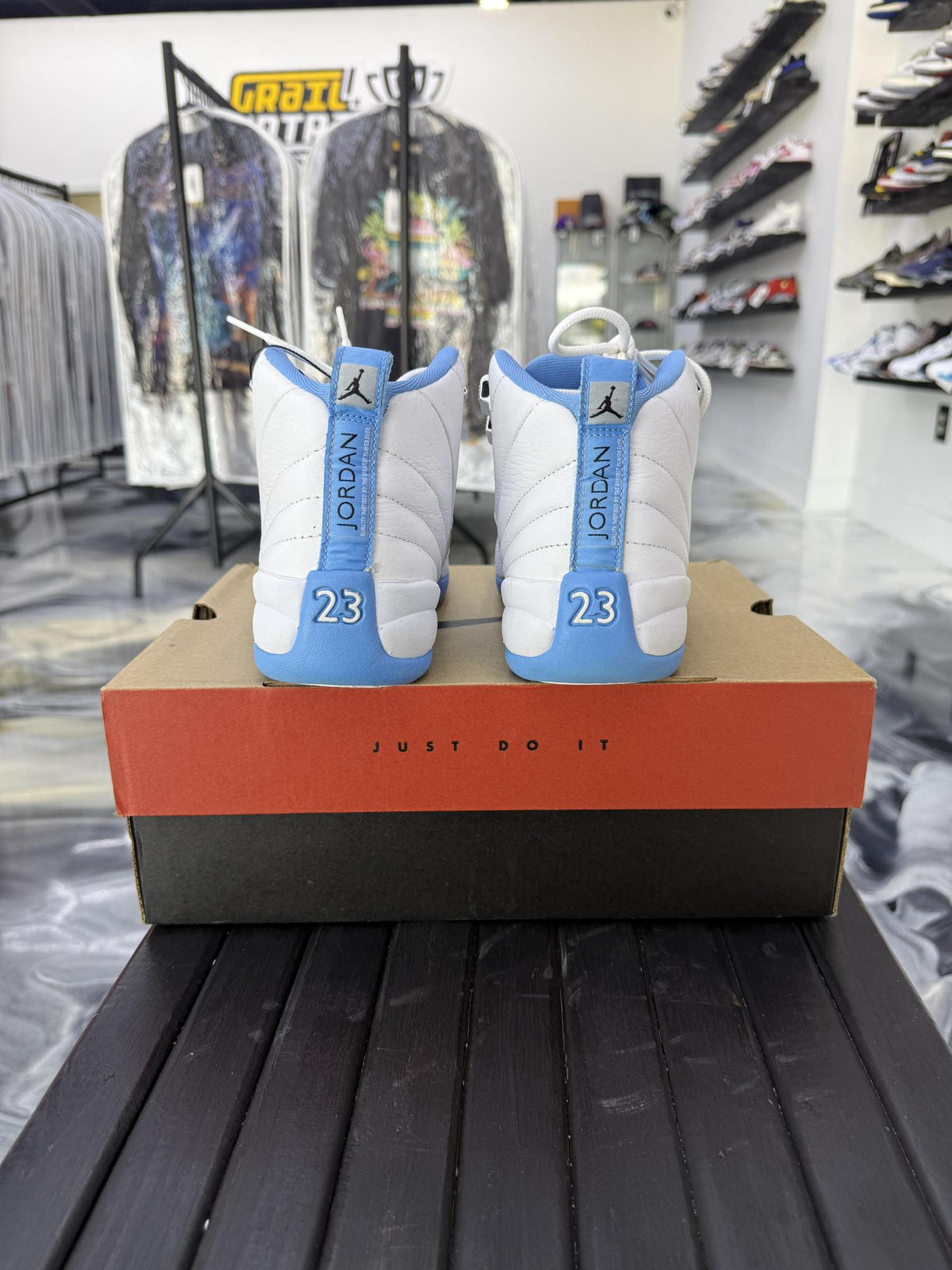 Jordan 12 "Melo" Used Size 5.5Y/7W