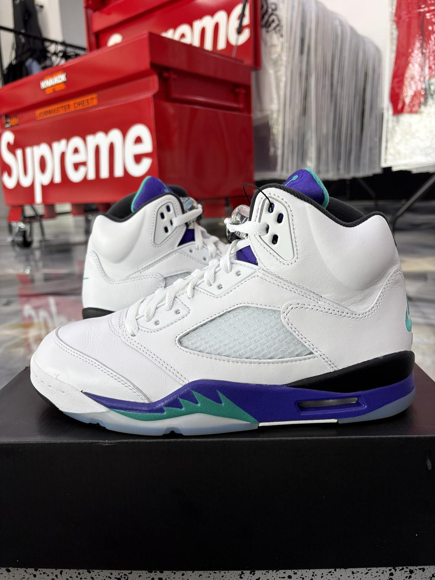 Jordan 5 "Grape" Used Size 9