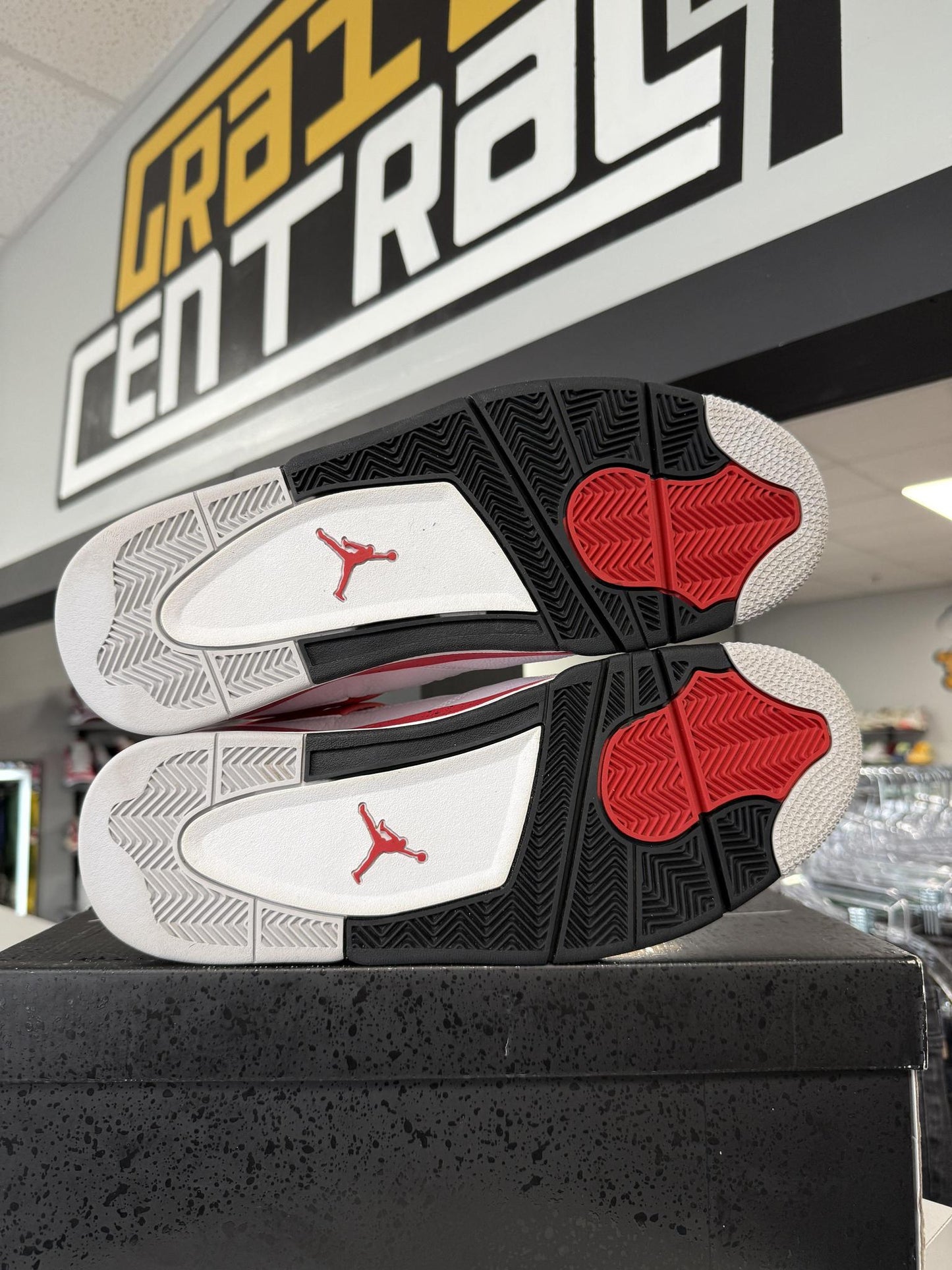 Jordan 4 "Red Cement" Used Size 12.5