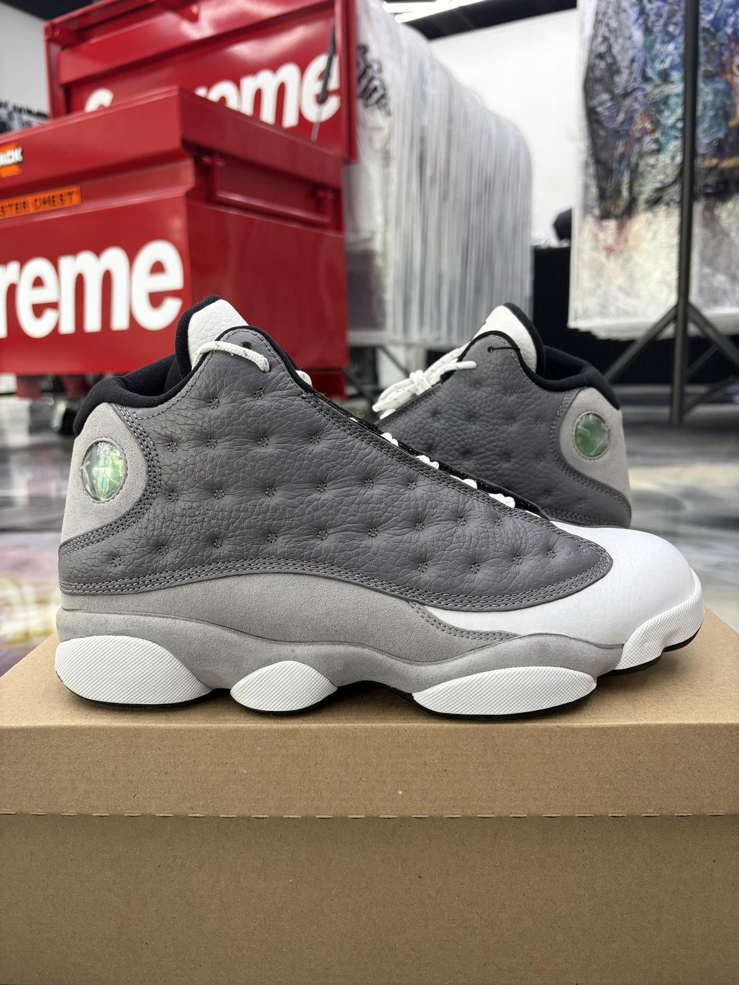 Jordan 13 "Atmosphere Grey" Used Size 9
