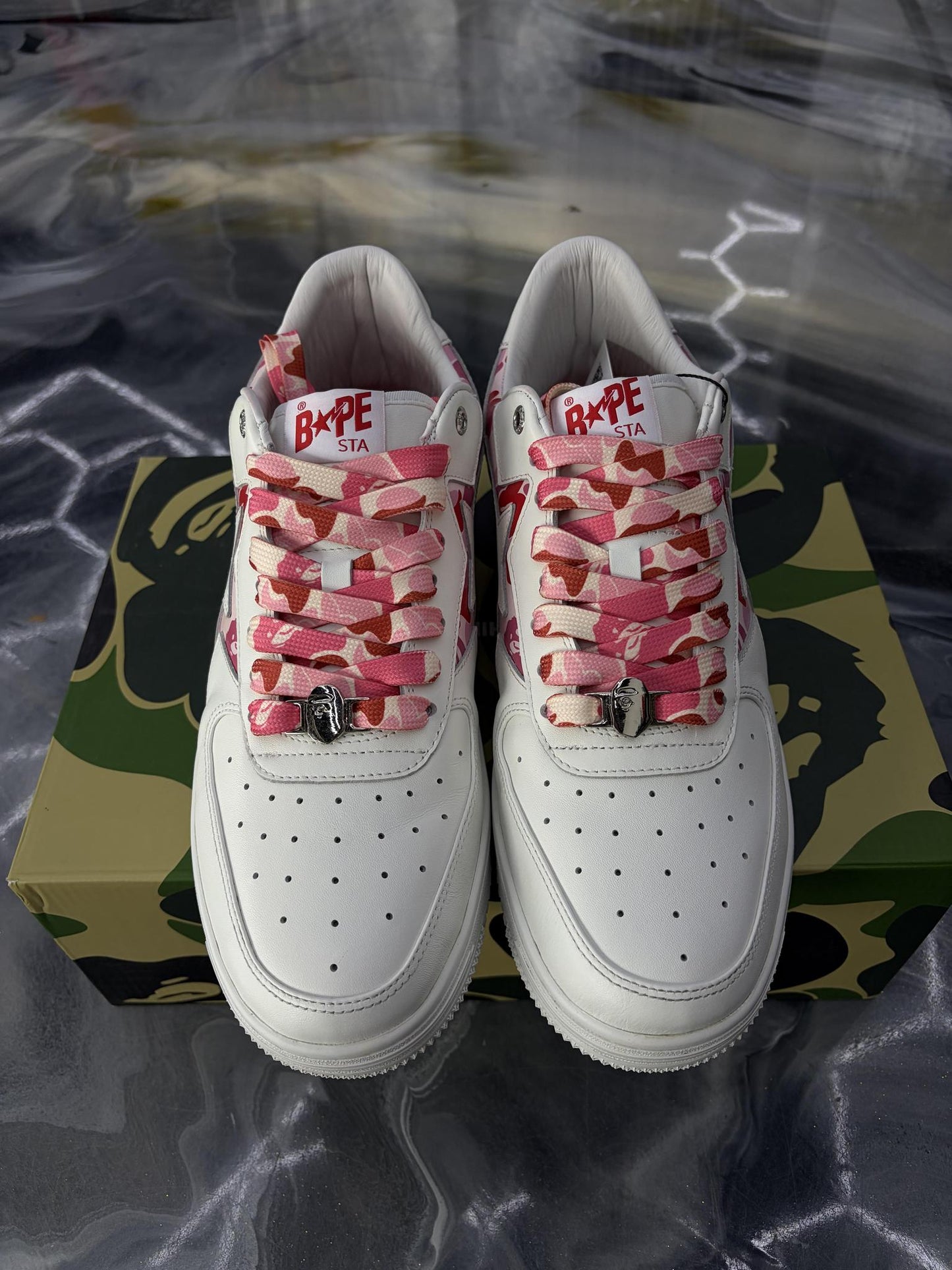 Bape Sta ABC "Camo Pink" Used Size 11