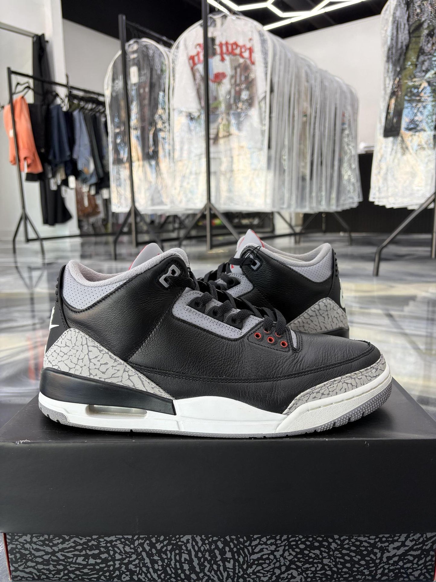 Jordan 3 "Black Cement" Used Size 12