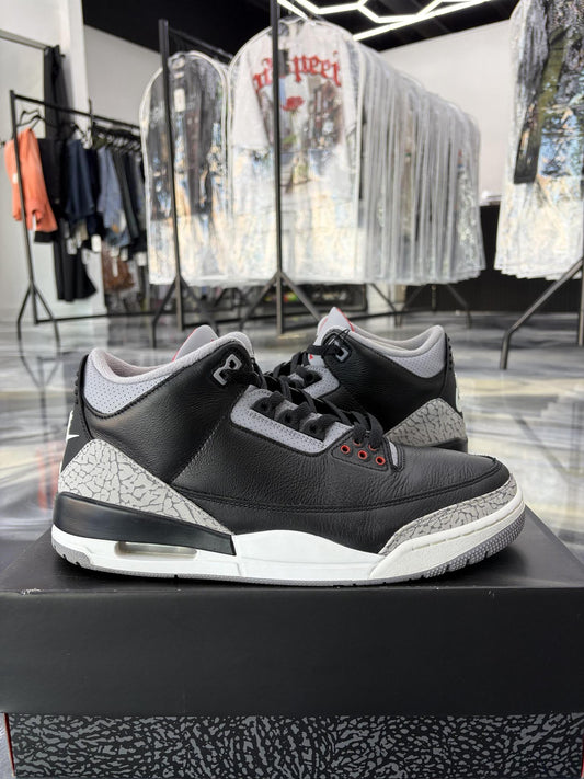 Jordan 3 "Black Cement" Used Size 12