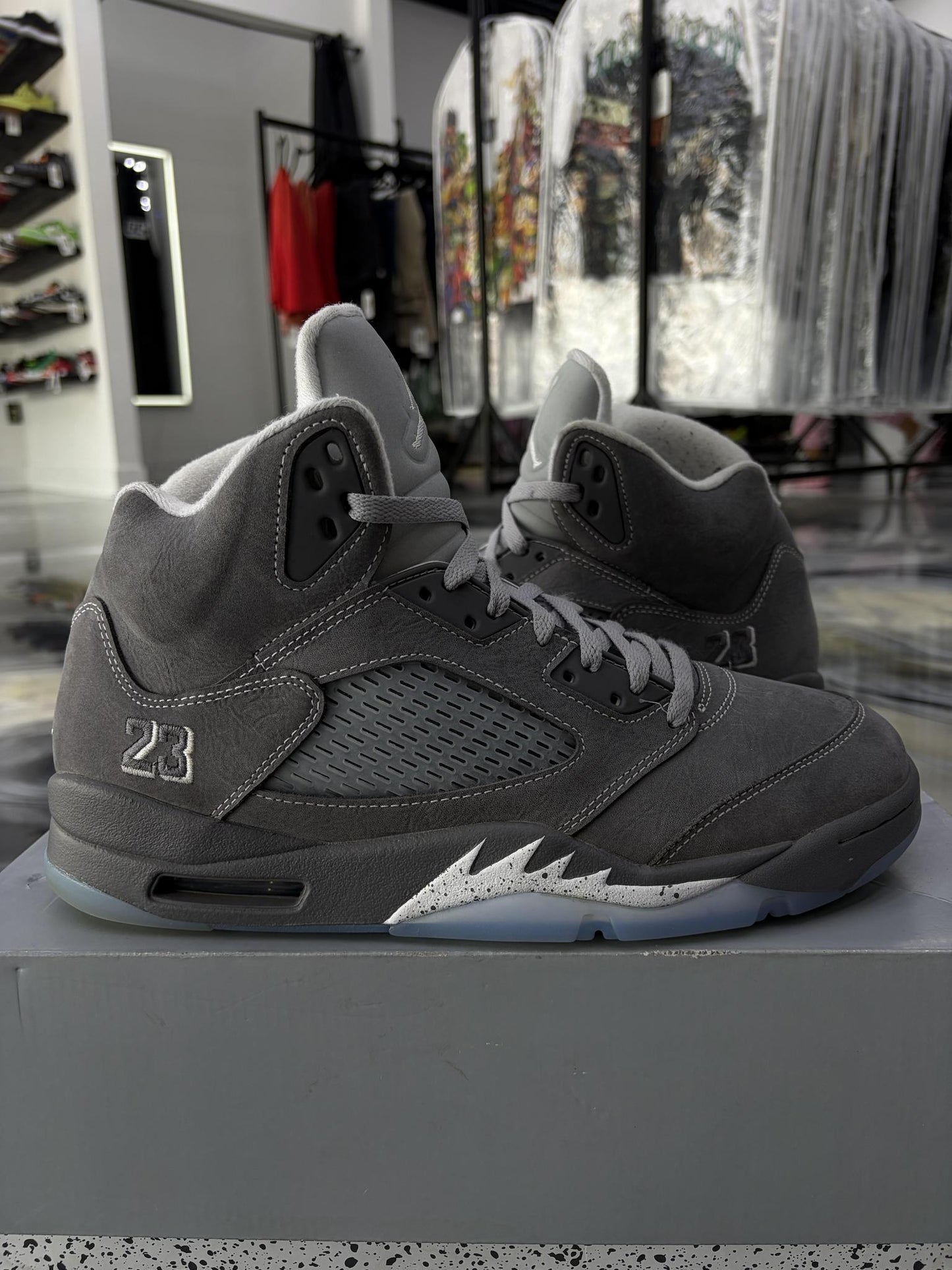 Jordan 5 "Wolf Grey" Used Size 12
