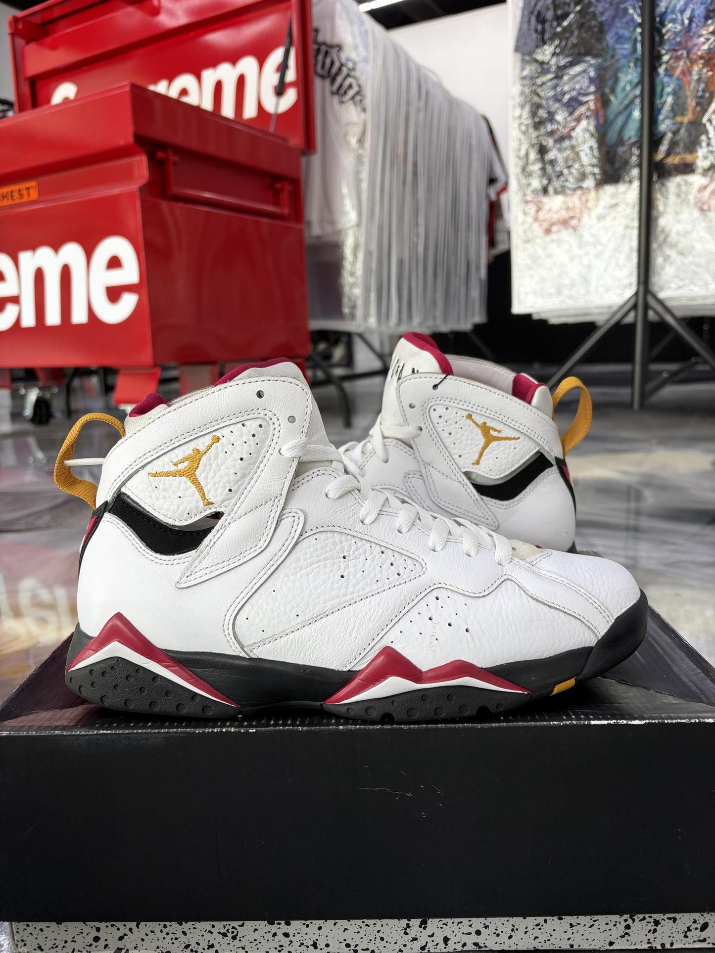 Jordan 7 "Cardinal" Used Size 9.5